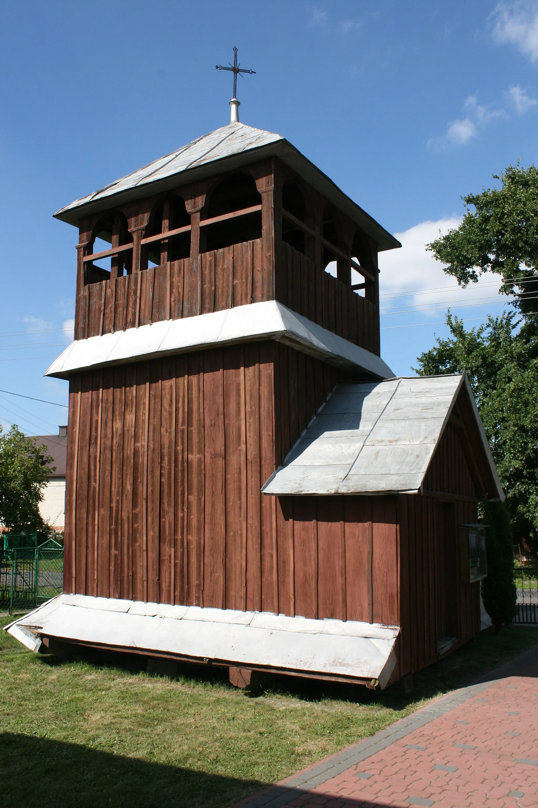 Photo showing: Bell tower in Bobrówka, Poland