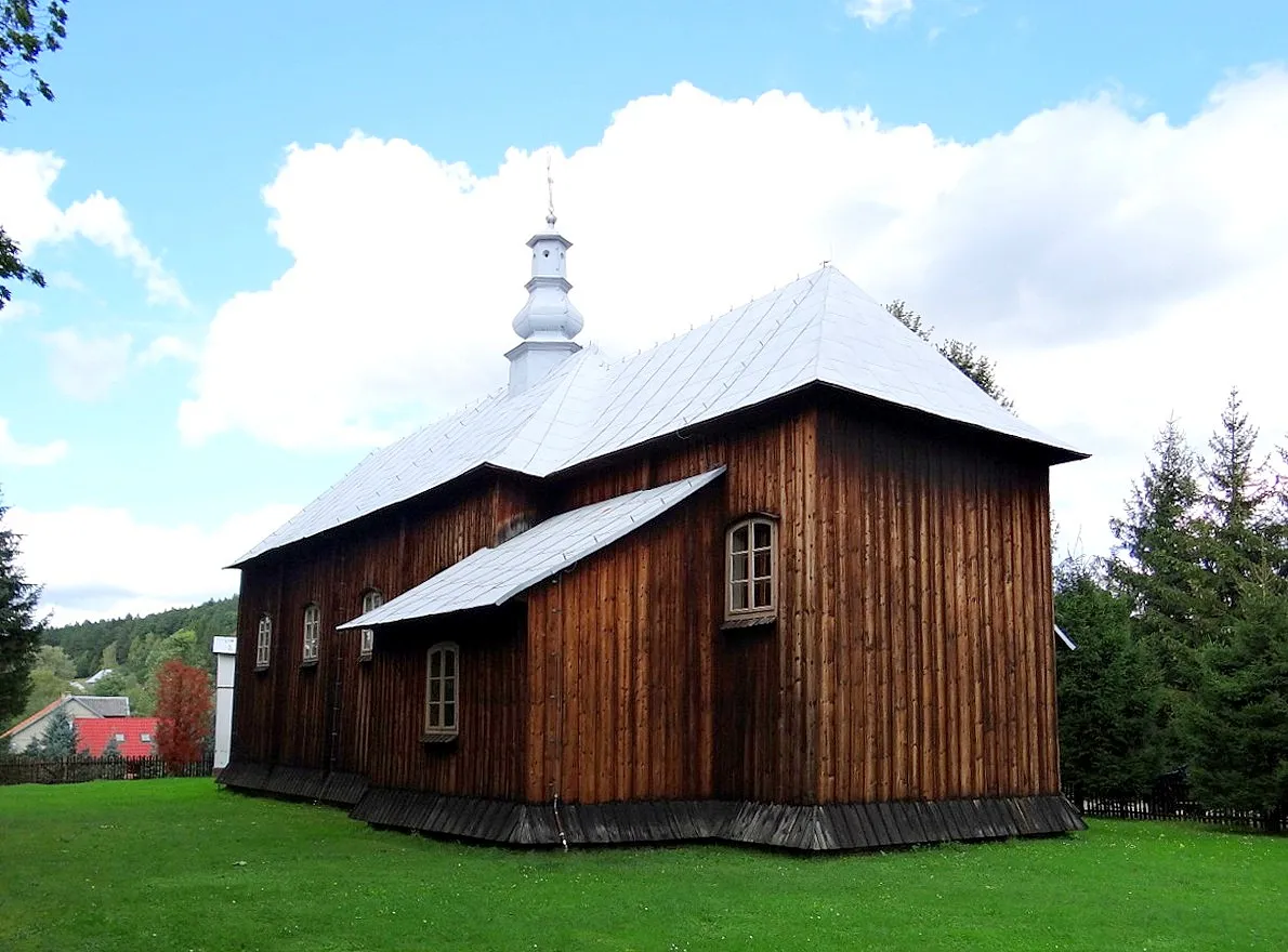 Photo showing: Brzegi Dolne. Kościół-dawna cerkiew 1844.