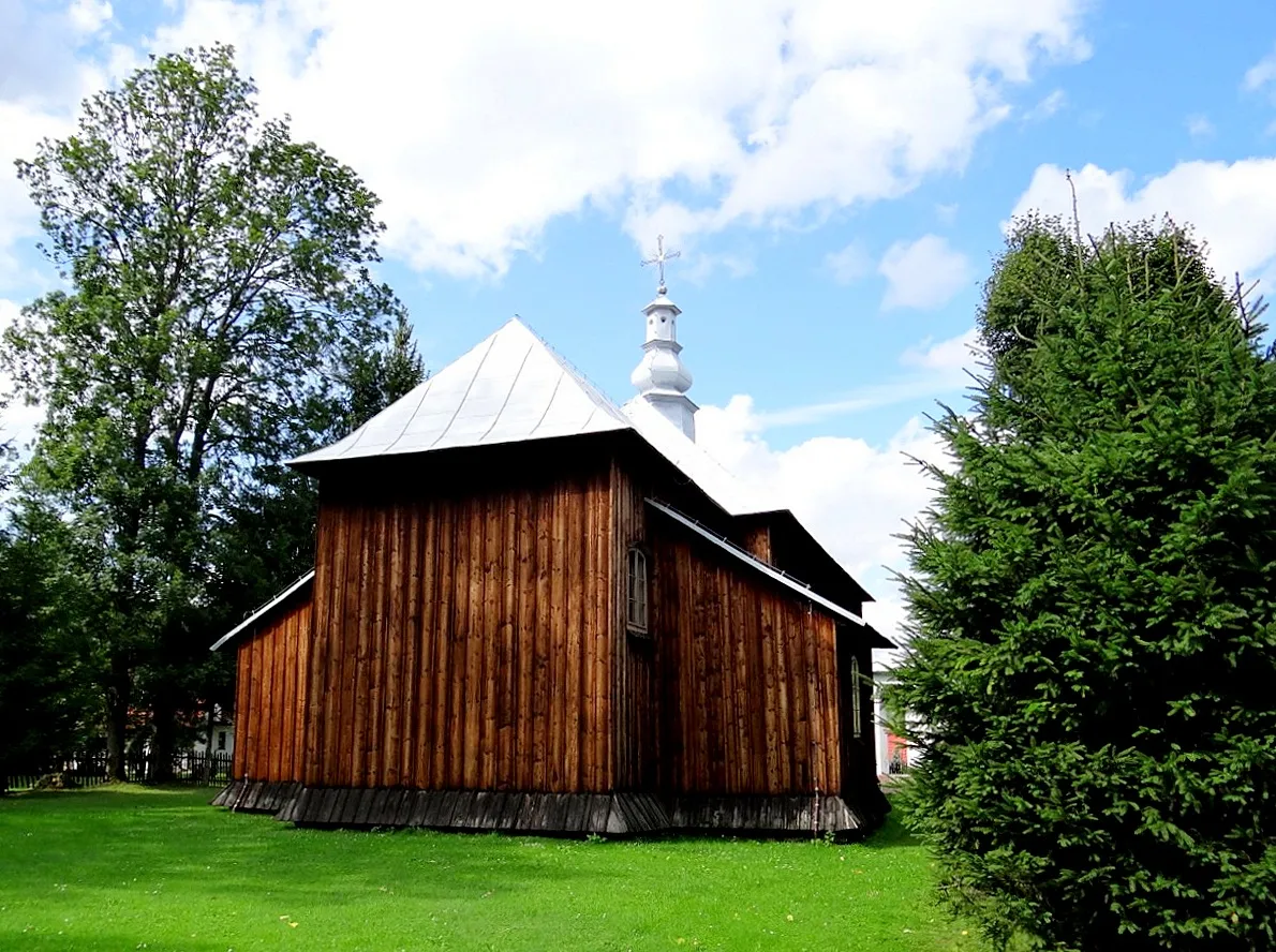 Photo showing: Brzegi Dolne. Kościół-dawna cerkiew 1844.