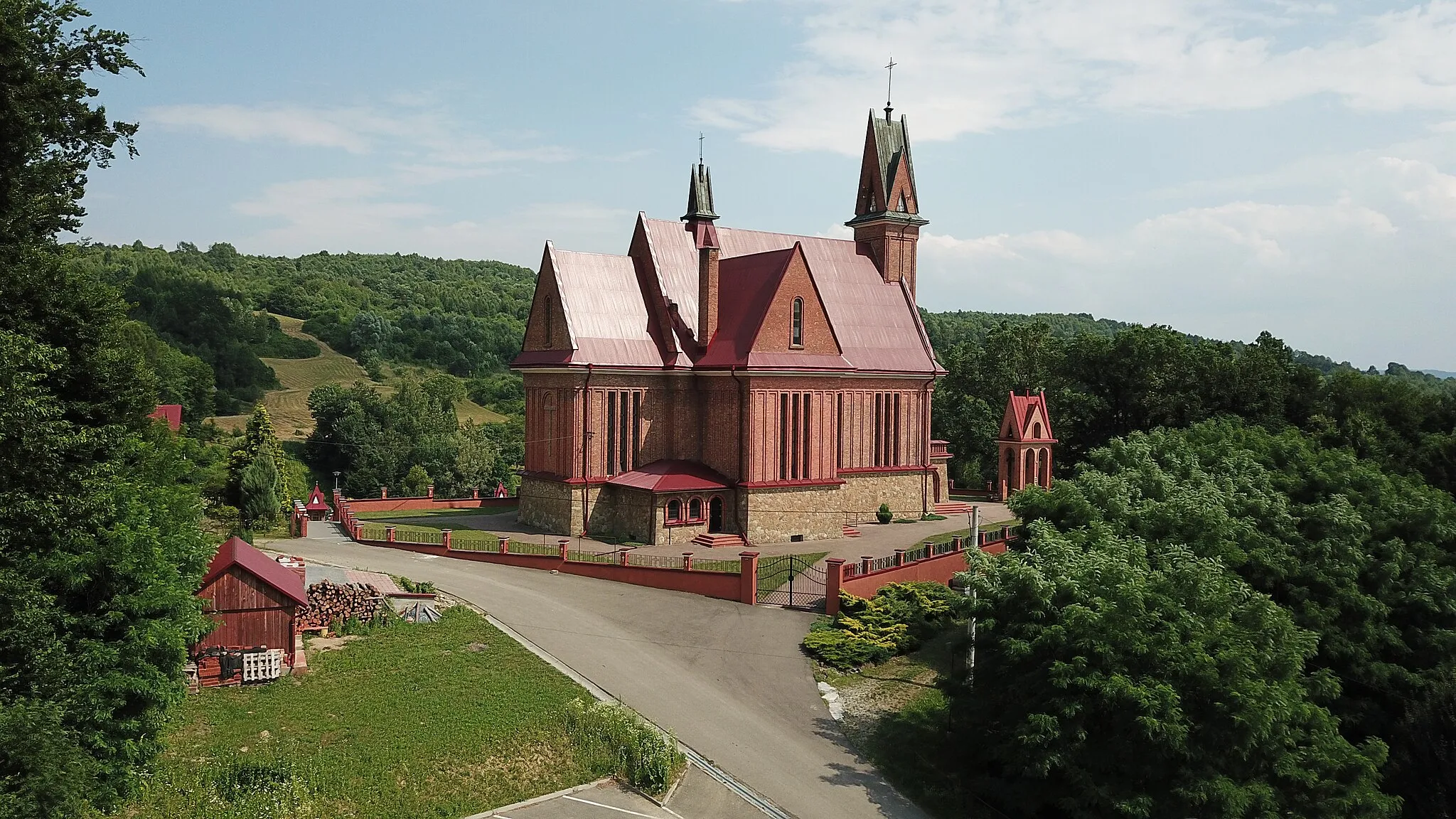 Photo showing: kościół Matki Bożej Szkaplerznej w Drohobyczce