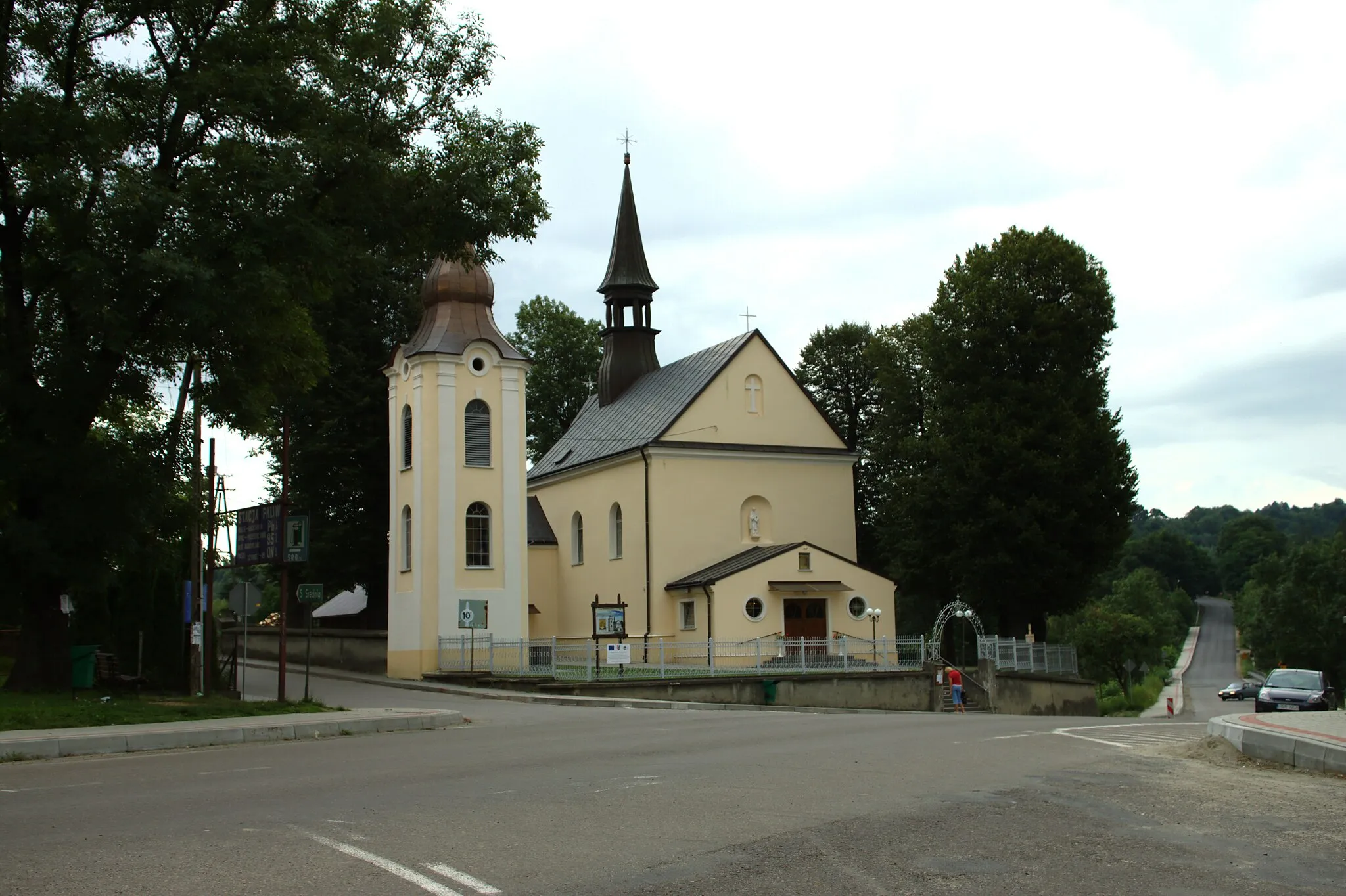 Photo showing: A church in Krzywcza near Przemyśl, Podkarpackie voivodeship, Poland