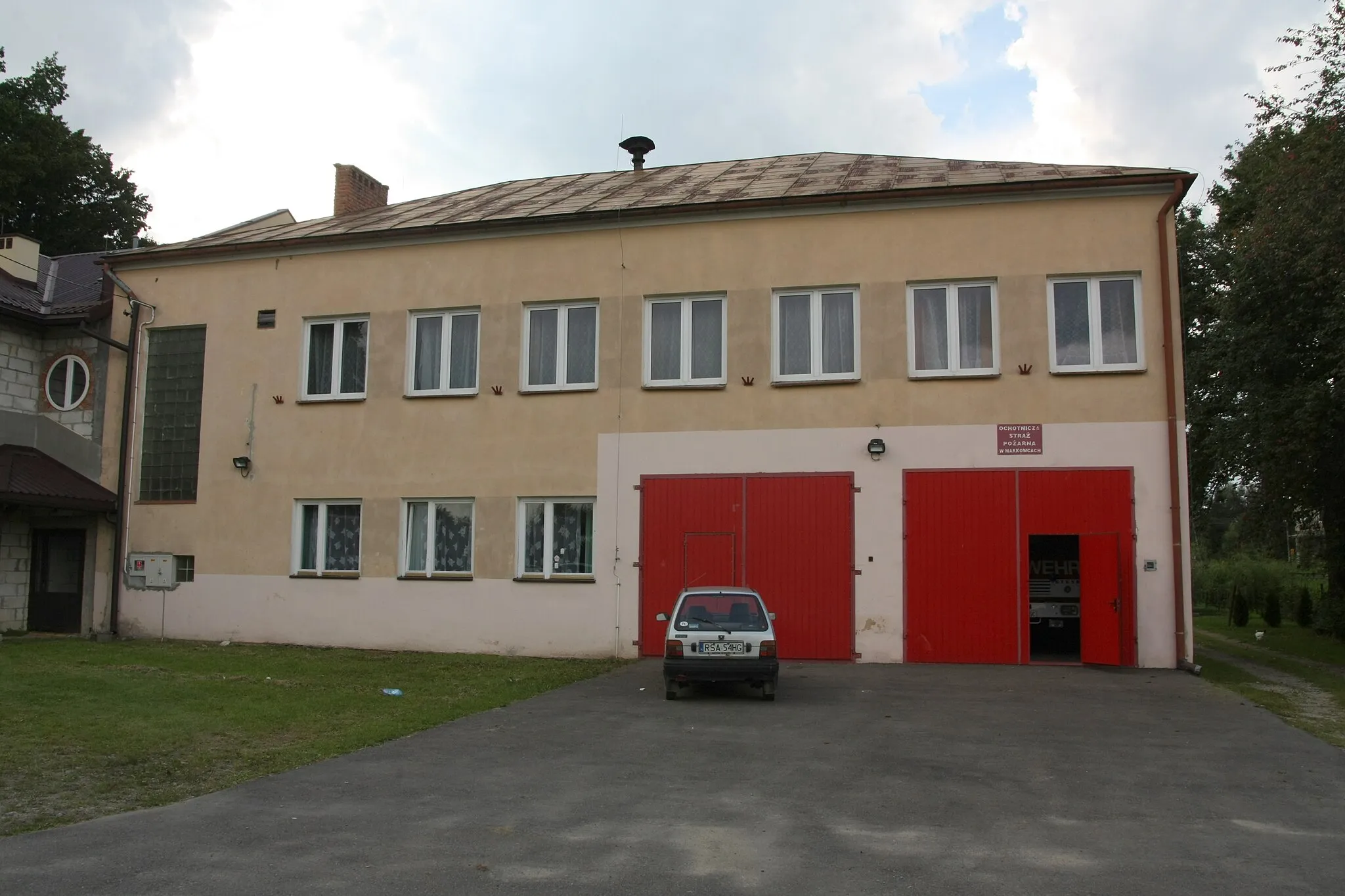 Photo showing: Fire station in Markowce.