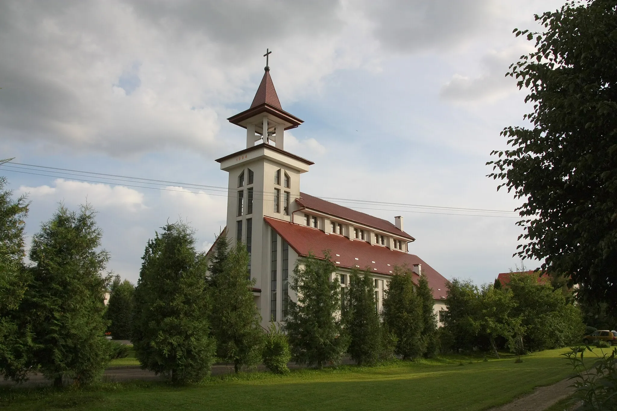 Photo showing: New church in Prusiek.