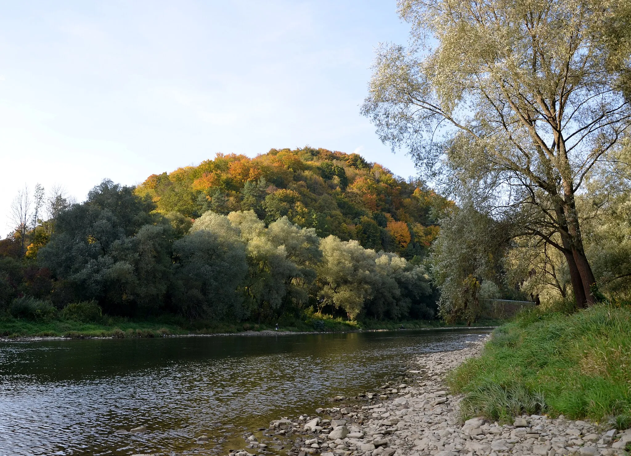 Photo showing: "Zwischen-Furt" bei Horodna am San in Miedzybrodzie