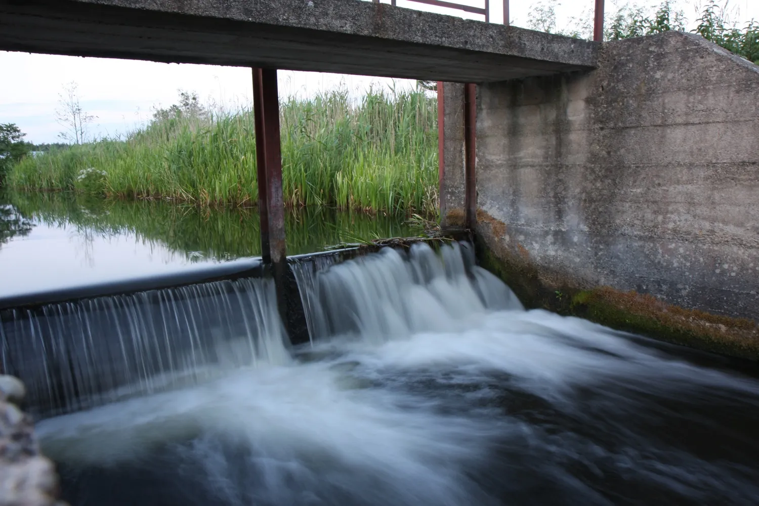 Photo showing: Weir on the Blizna river (Poland)