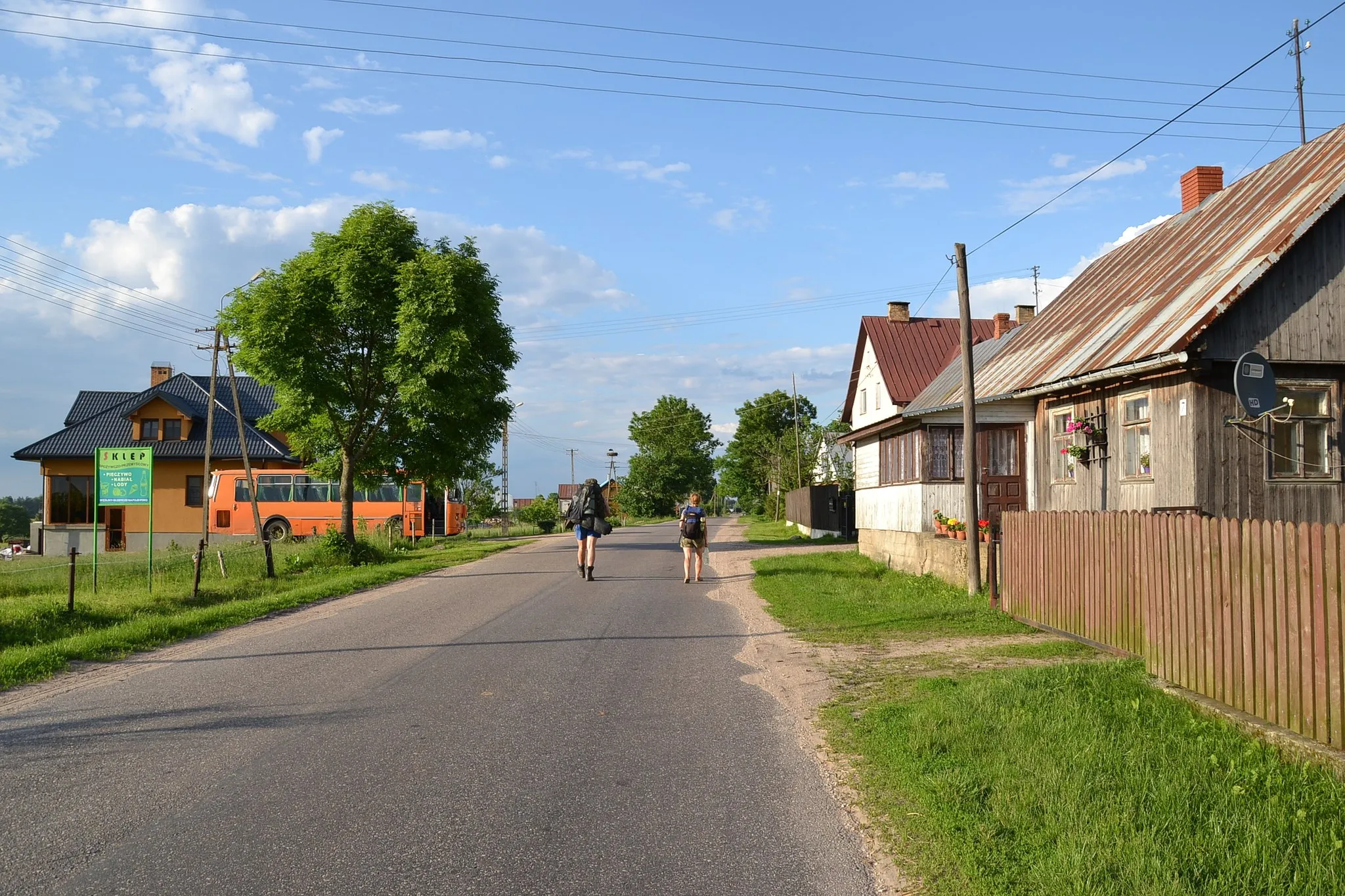 Photo showing: Skieblewo (Skieblevas, Скеблева) - main street