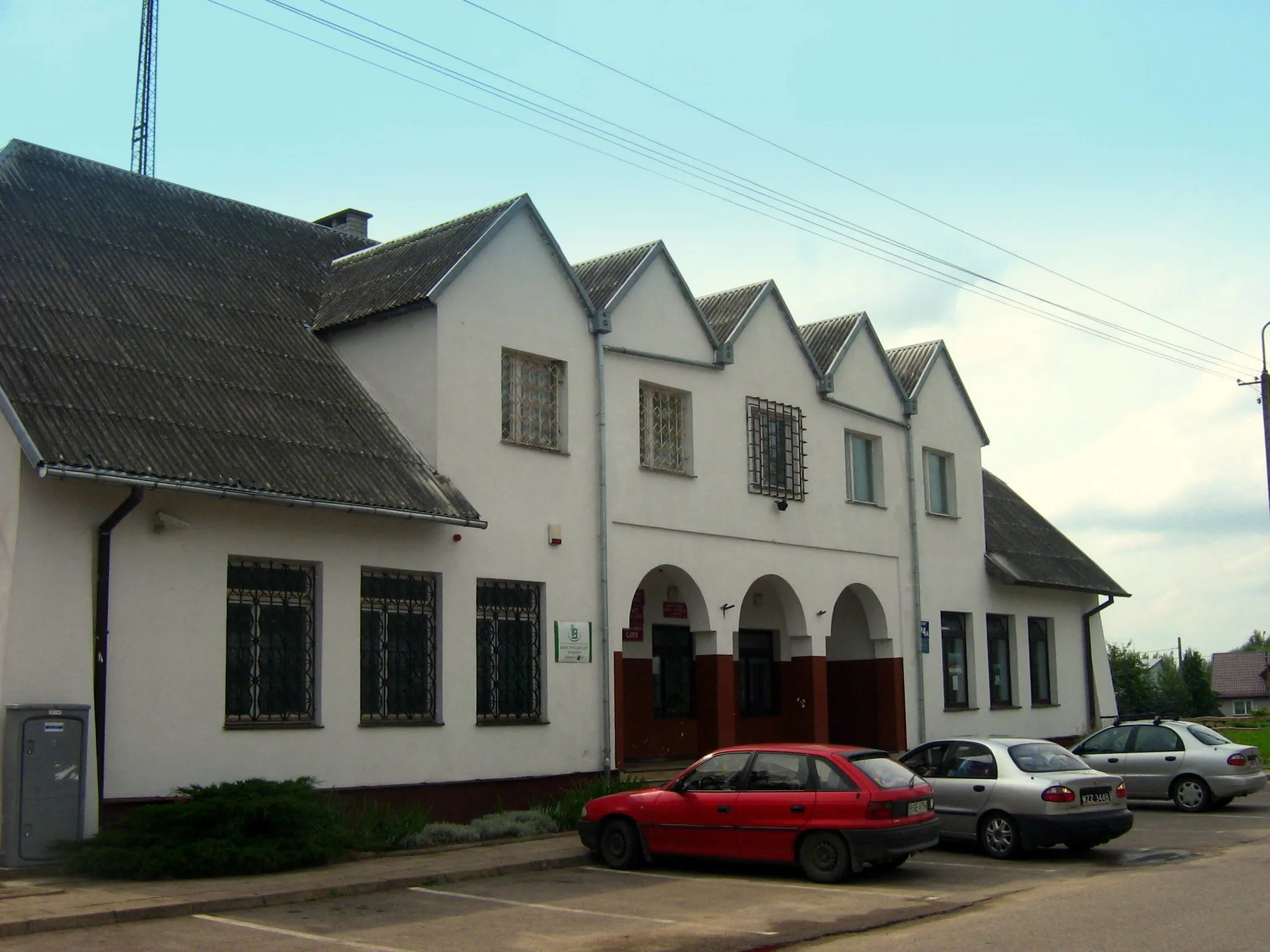 Photo showing: Urząd gminy w Gibach.