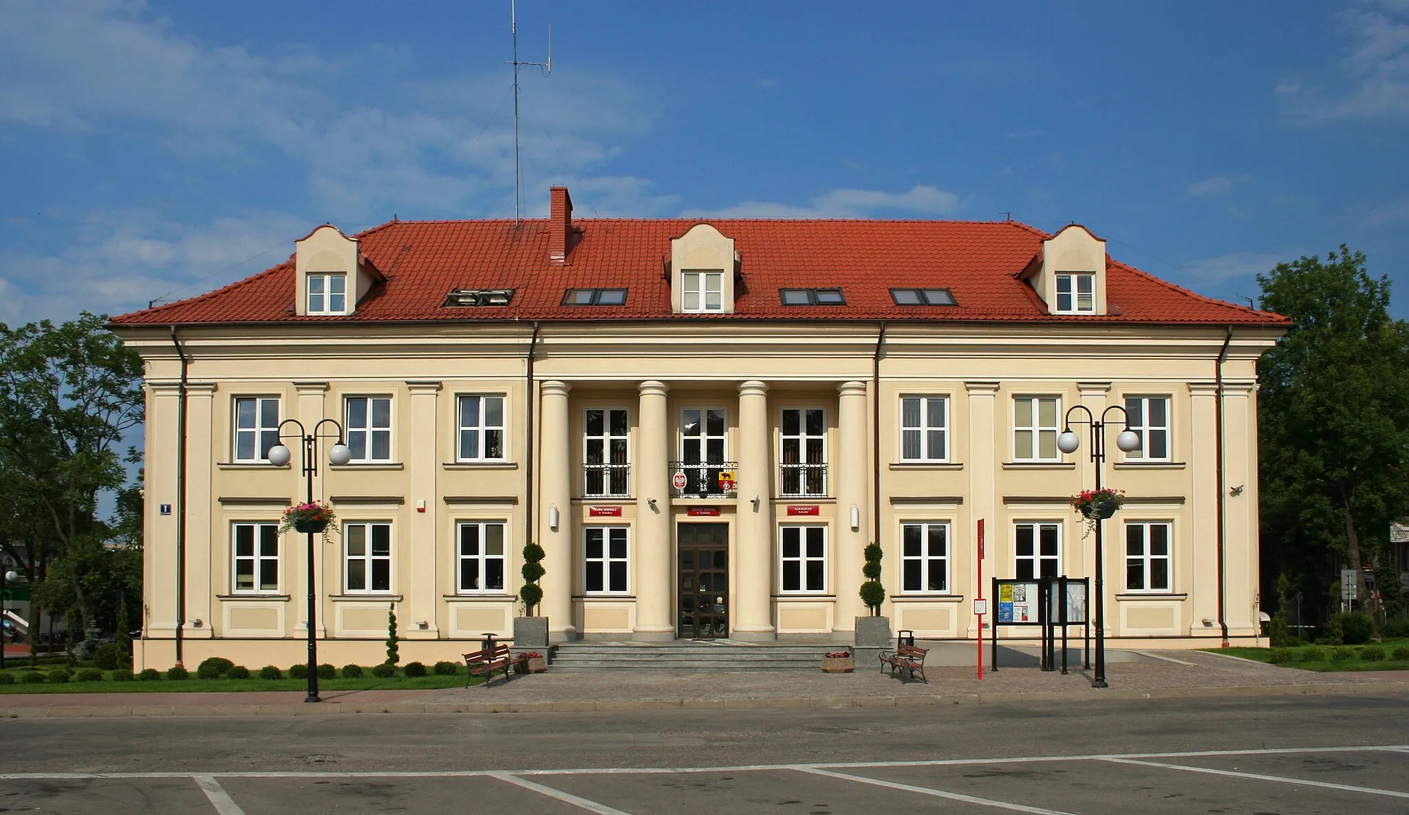 Photo showing: Town hall in Sokółka.
