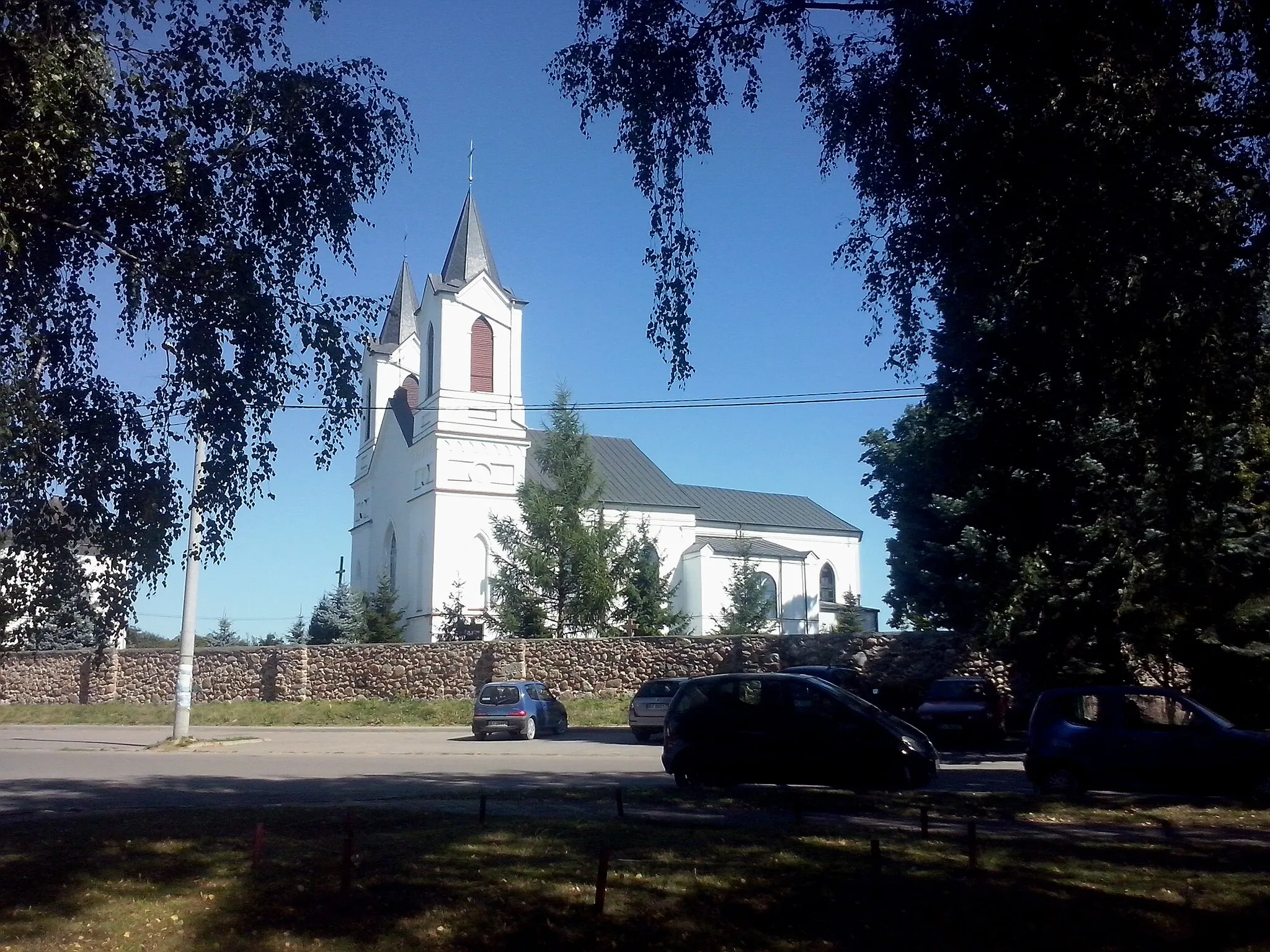 Photo showing: Nowy Dwór (gm. Nowy Dwór, pow. Sokółka) - kościół Św. Jana Chrzciciela