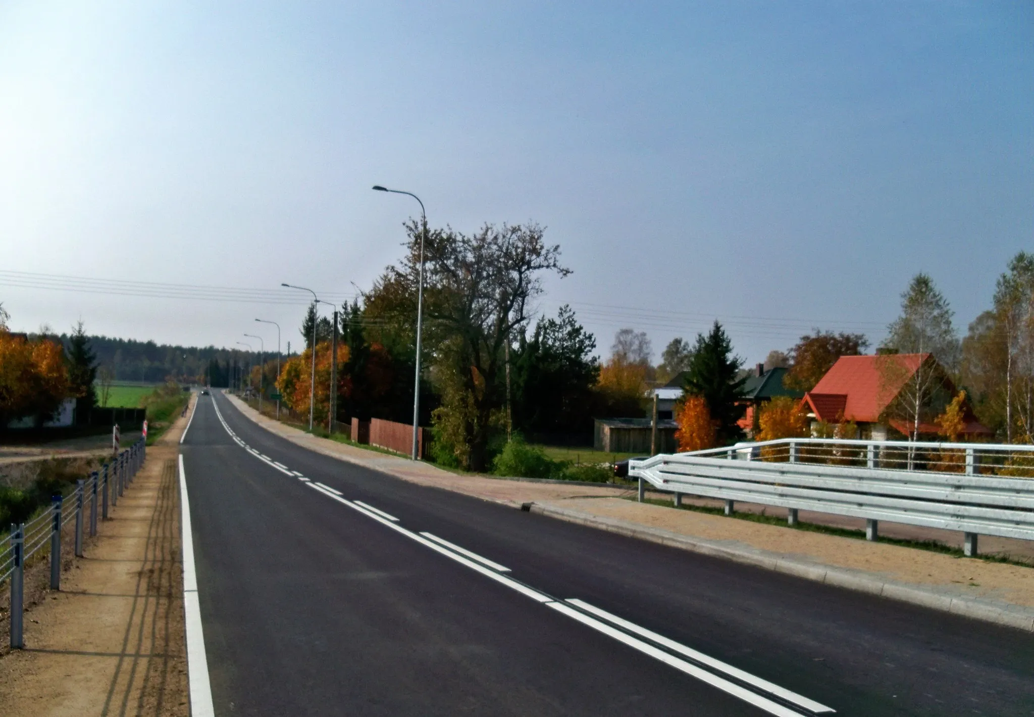 Photo showing: Morgowniki k. Nowogrodu, widok z mostu na Pisie