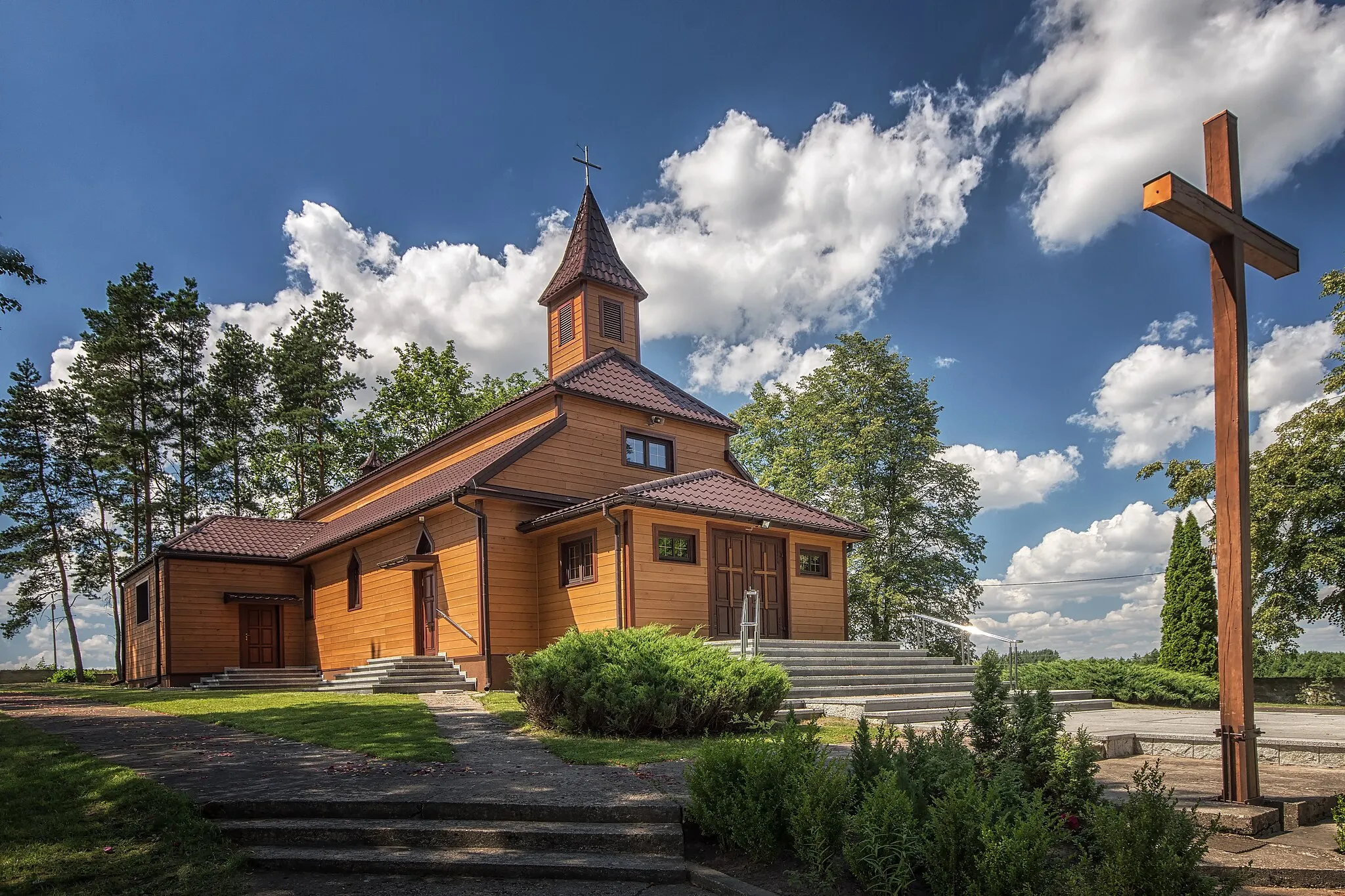 Photo showing: Kościół NMP Pośredniczki Łask i Świętej Agaty, MInkowce, pow. sokólski, woj. podlaskie