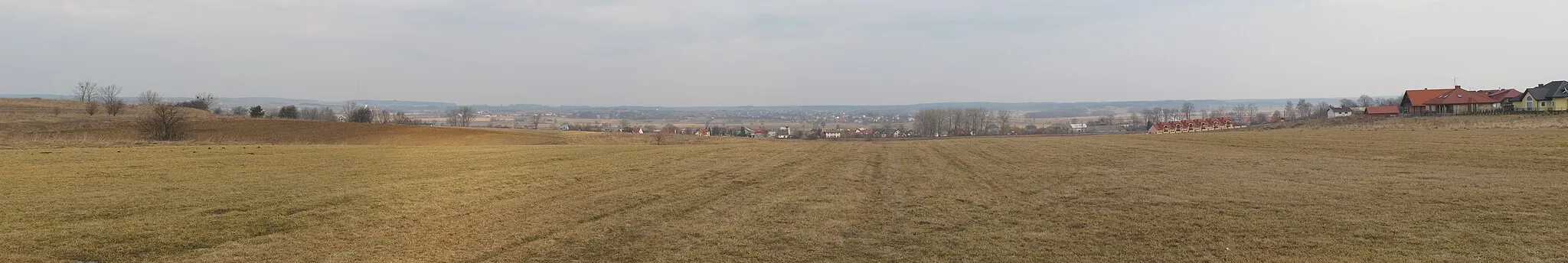 Photo showing: Panorama taken from hill near Fasty.
