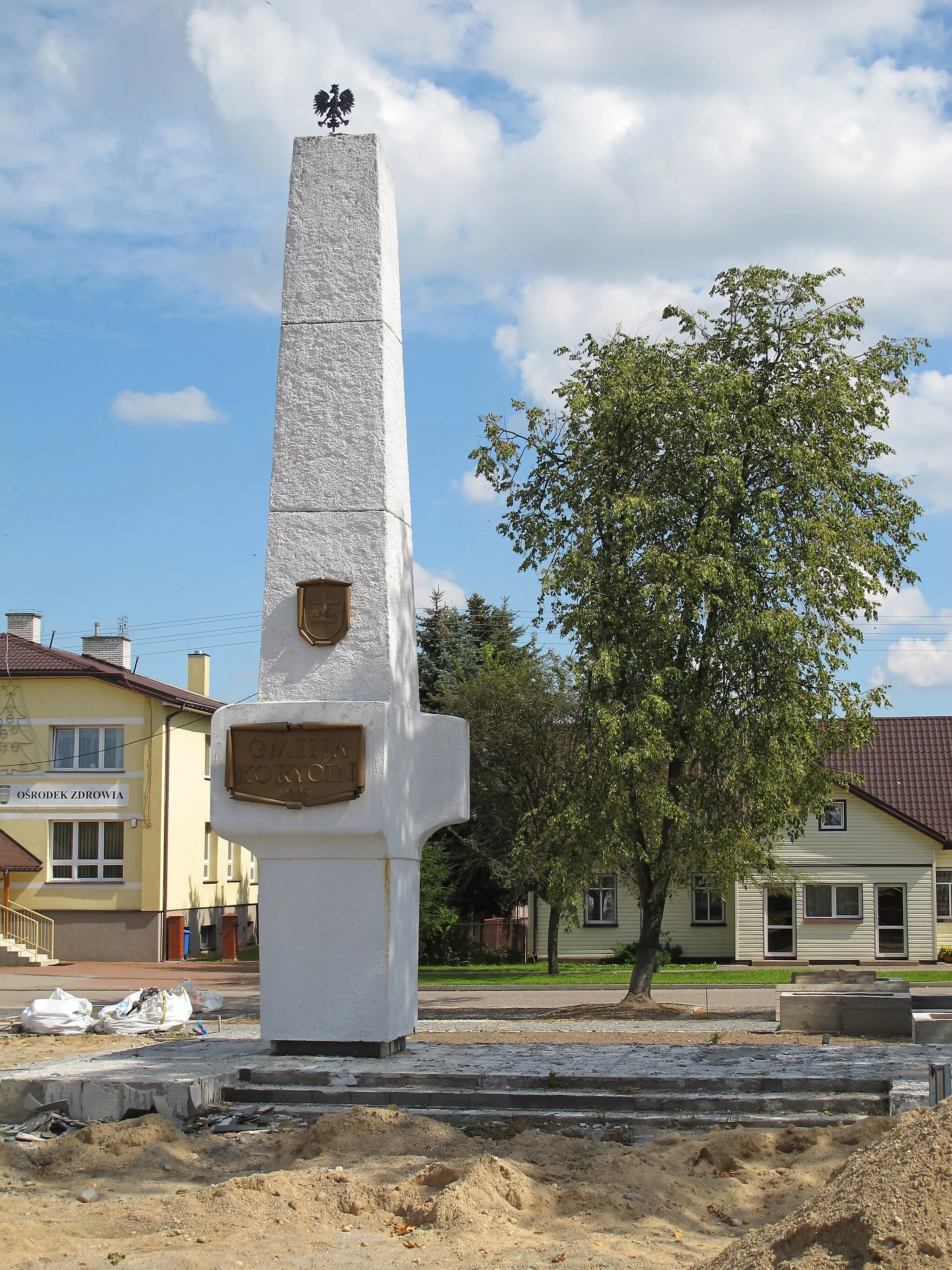 Photo showing: Monument at the square in Korycin, gmina Korycin, podlaskie, Poland