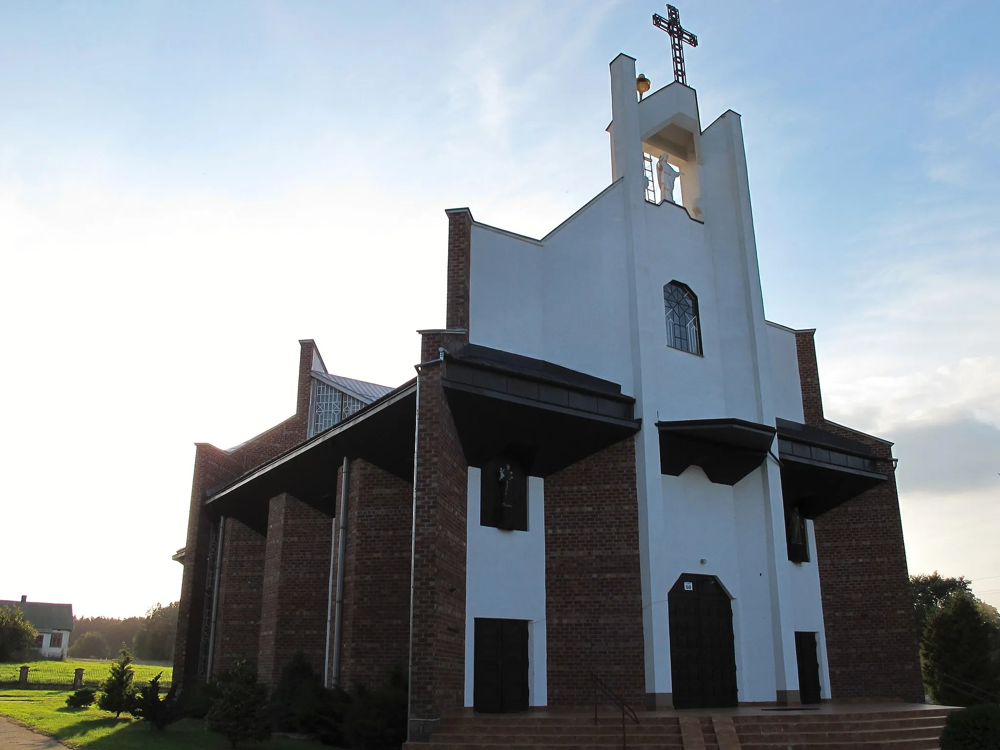 Photo showing: Sacred Heart of Jesus church in Jaświły, gmina Jaświły, podlaskie, Poland