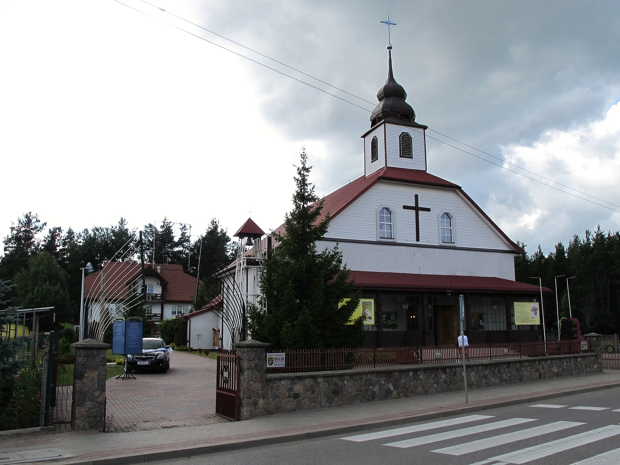 Photo showing: Church of the Holy Cross at Białostocka 76 street in Grabówka, gmina Supraśl, podlaskie, Poland