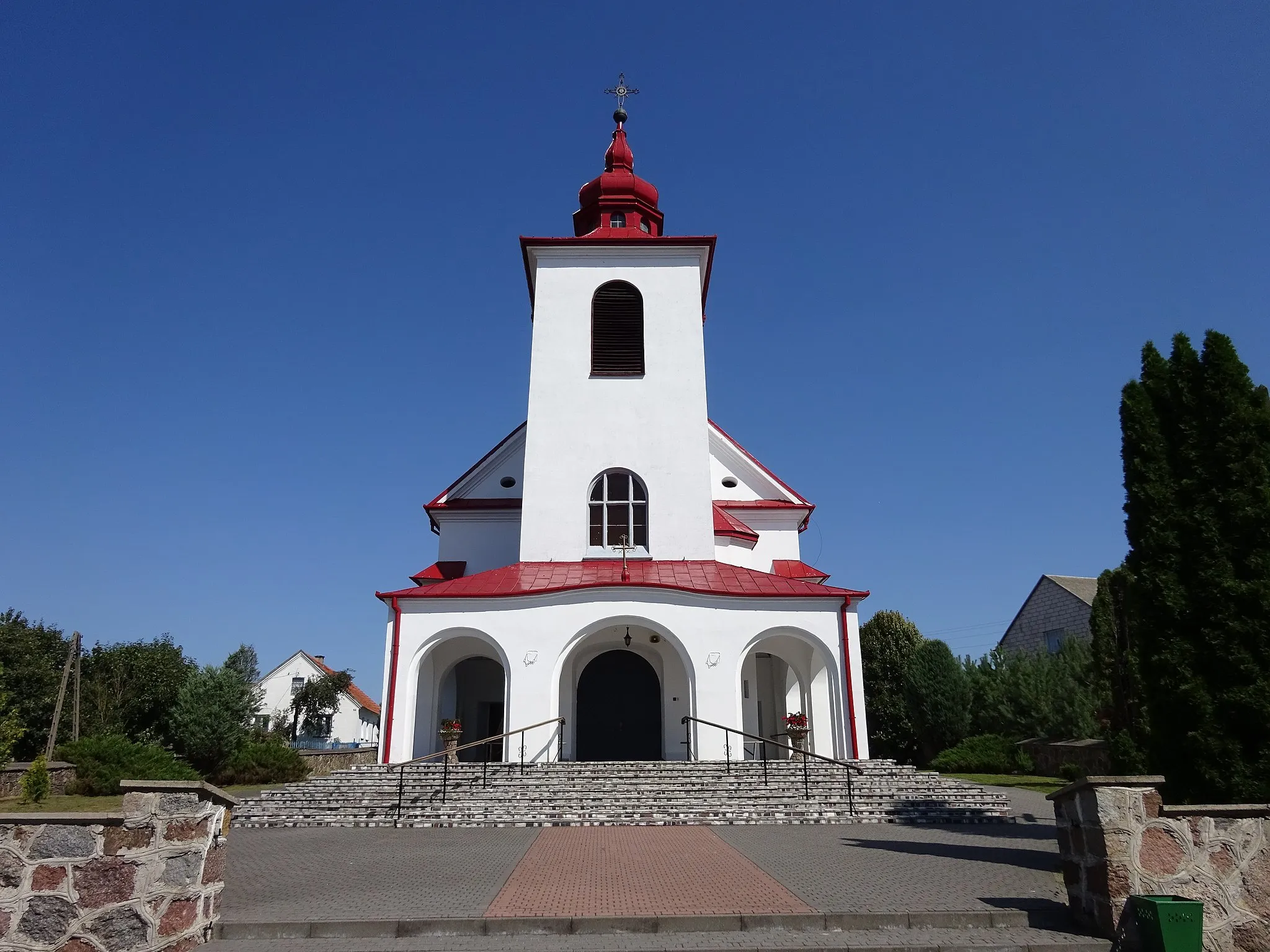 Photo showing: Kościół pw. Trójcy Świętej w Borkowie