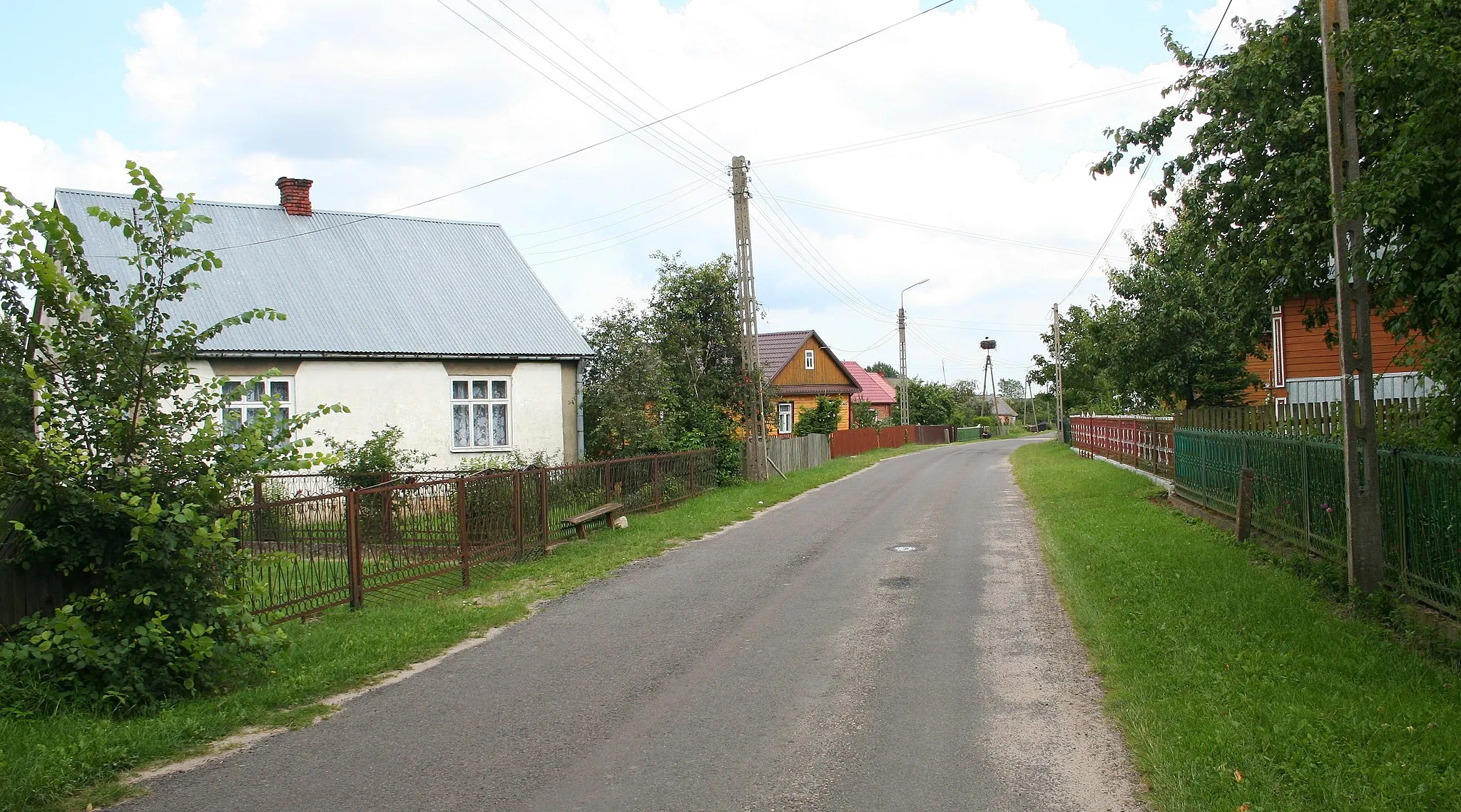 Photo showing: Fragment miejscowości Żuki, gmina Kleszczele, woj. podlaskie
