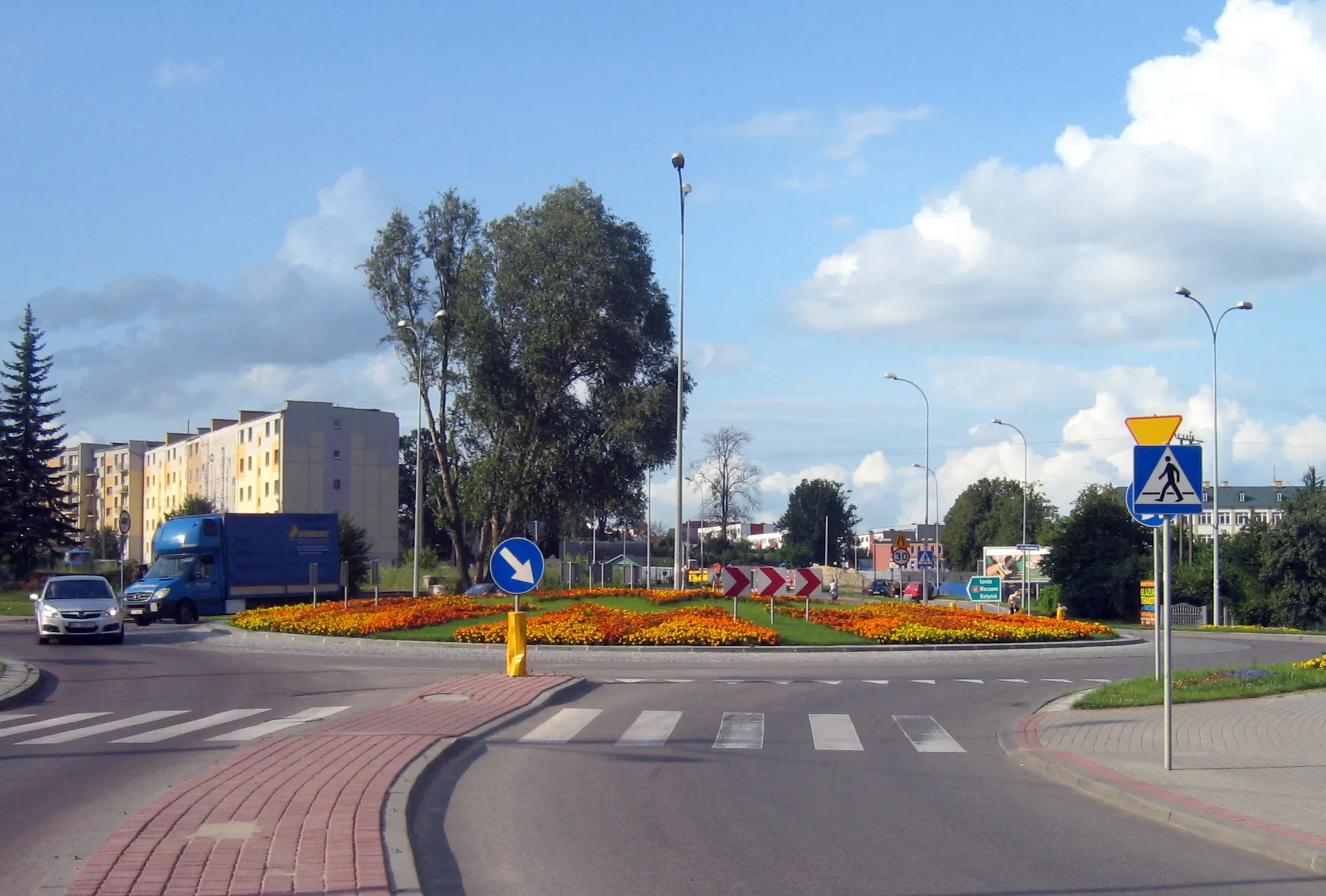 Photo showing: Droga krajowa nr 63 w Zambrowie.