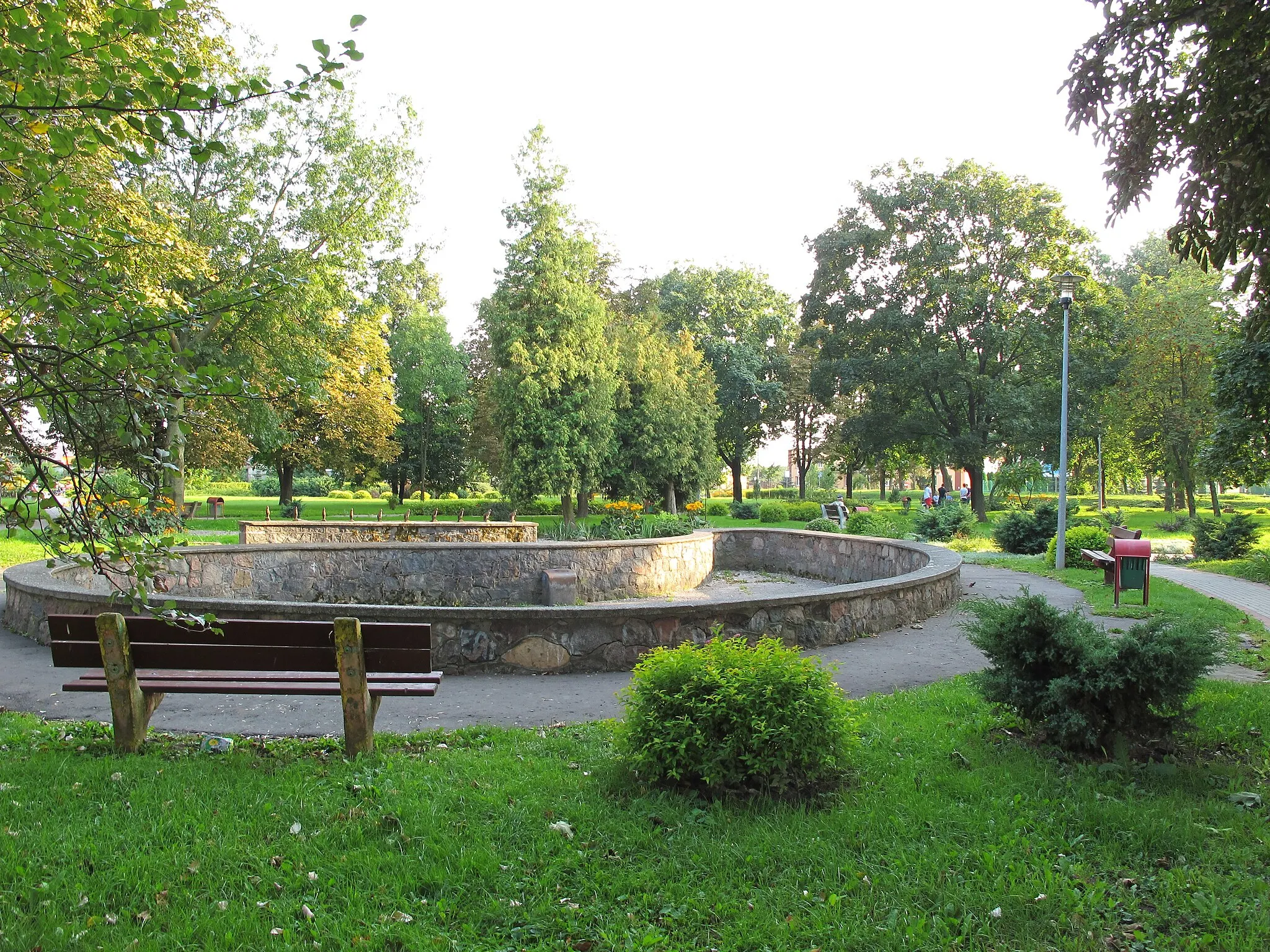 Photo showing: Park by 1 Maja and Ludowa streets in Wysokie Mazowieckie, podlaskie, Poland