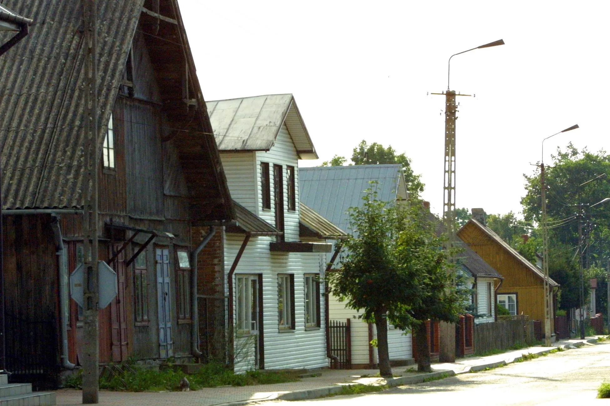 Photo showing: Nur. Małomiasteczkowa zabudowa północno-wschodniego Mazowsza.