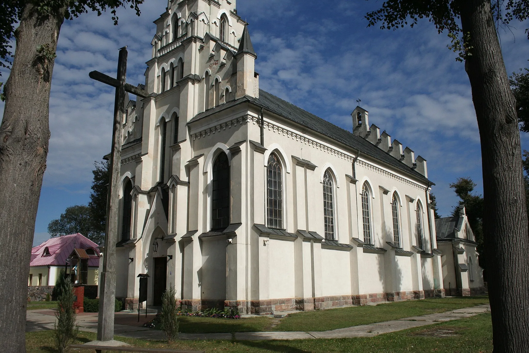 Photo showing: Stara Kornica - zespół kościoła parafialnego pw. Niepokalanego Poczęcia NMP, 1905 (zbytek nr A-272)