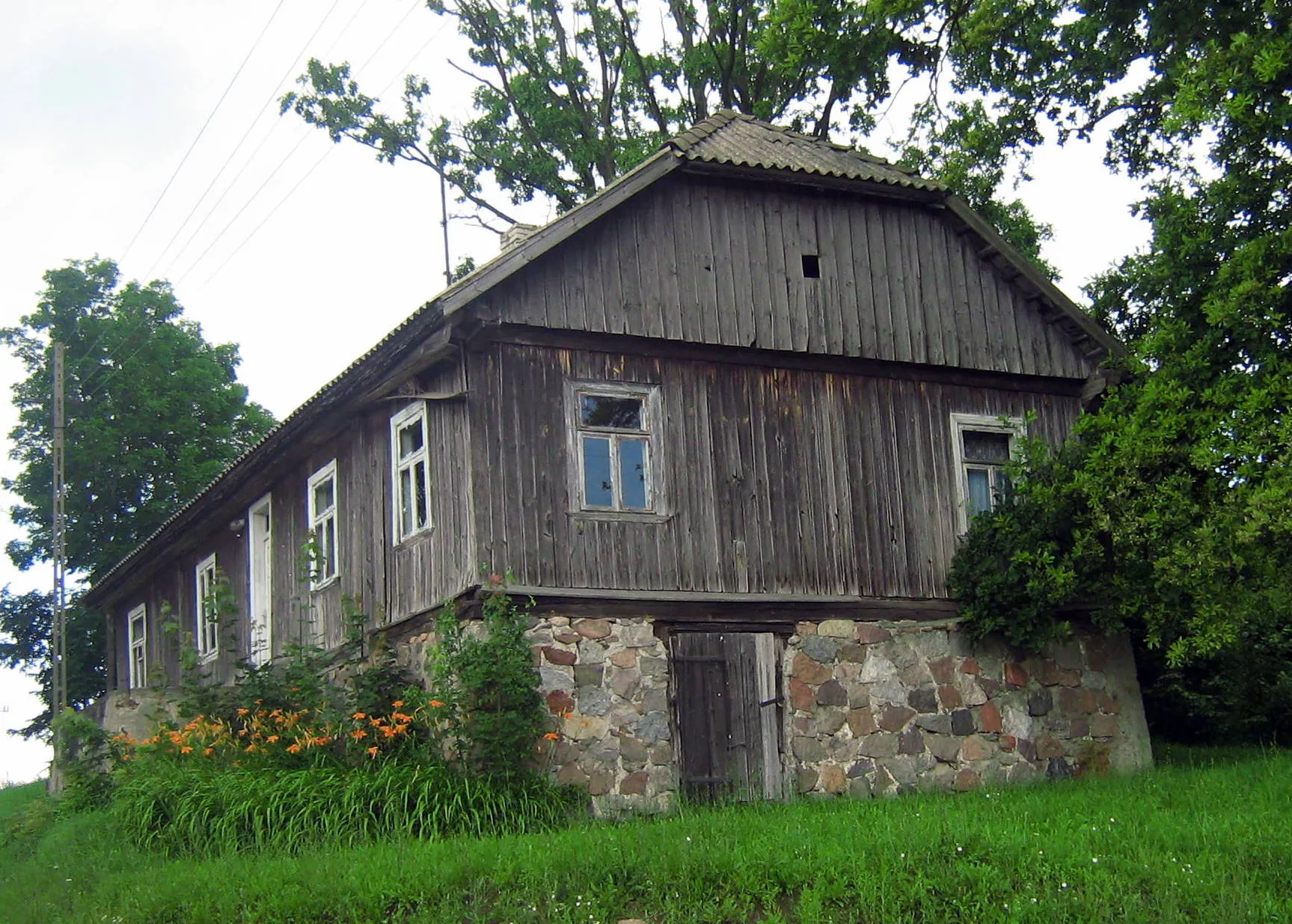 Photo showing: Chałupa w Majewie Kościelnym.