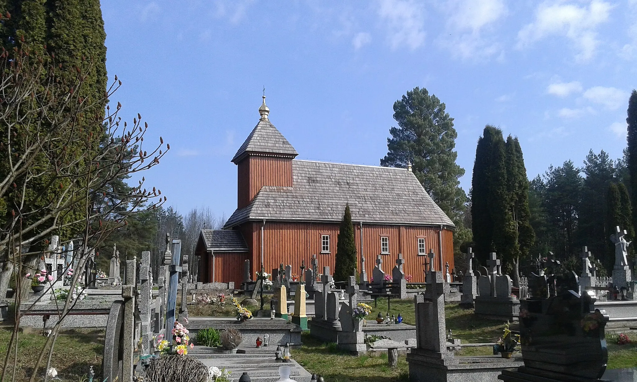 Photo showing: Czyże -  Cerkiew św. Kosmy i Damiana na cmentarzu