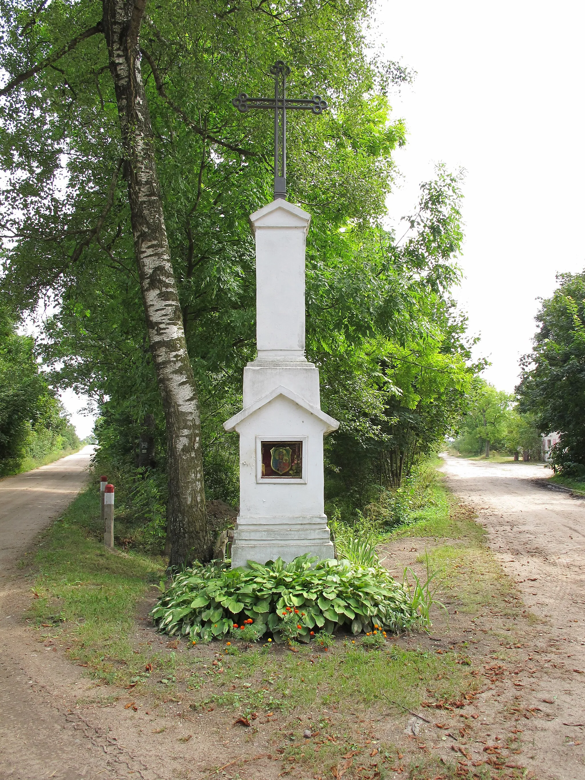 Photo showing: Memorial by the grave of Dominik Mroczkowski in Hieronimowo, gmina Michałowo, podlaskie, Poland