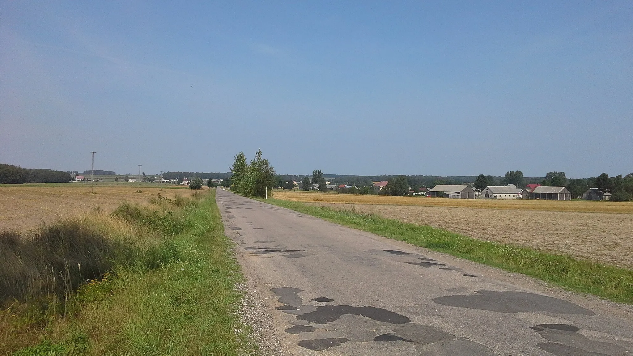 Photo showing: Widok ogólny wsi Kłopoty-Bujny i Kłopoty-Stanisławy