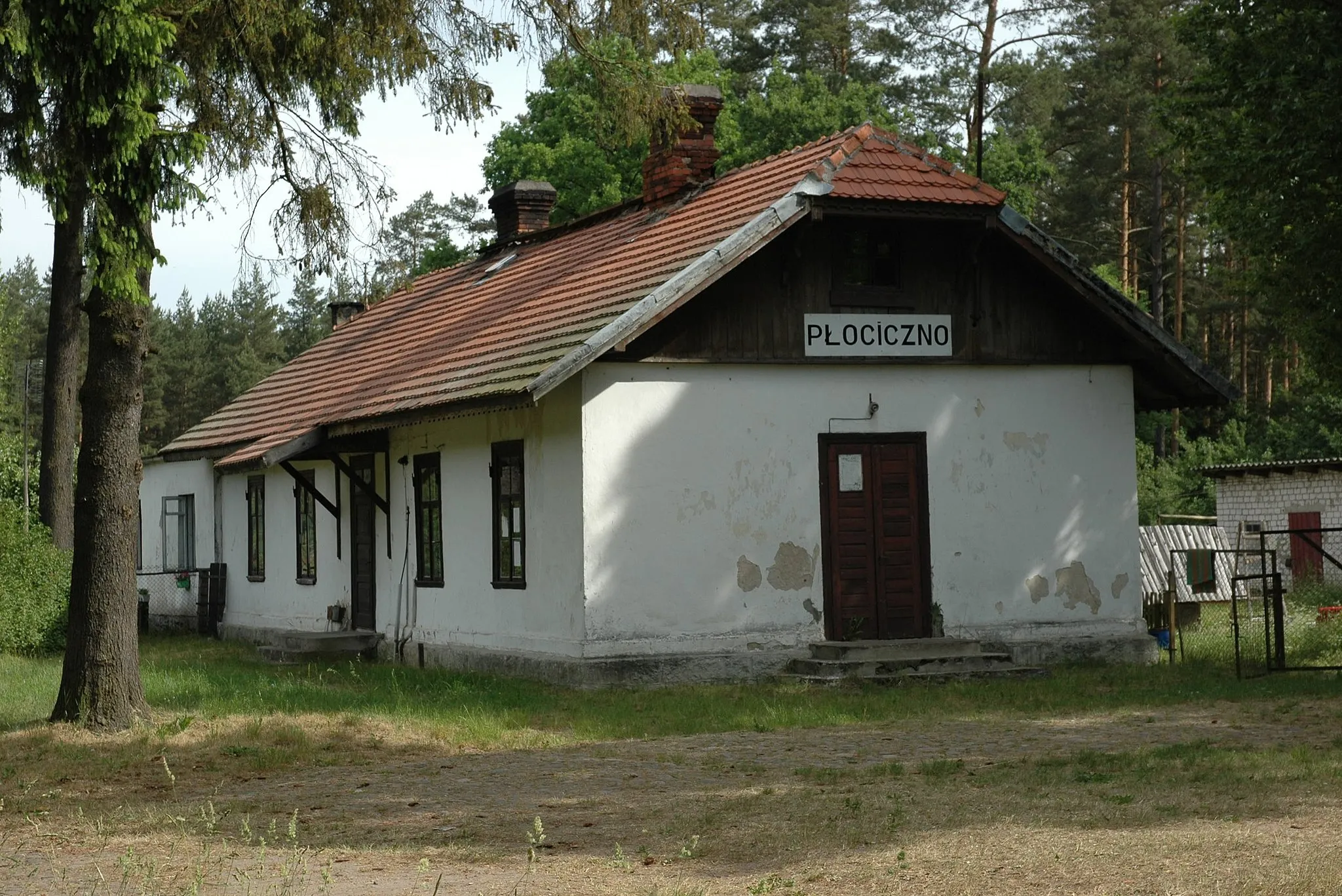 Photo showing: Płociczno koło Suwałk railway stop, Poland