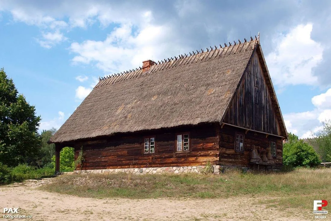 Photo showing: Wdzydze Kiszewskie - Kashubian Ethnographic Park - a mennonite house from 1787 originally located in Lipuska Huta