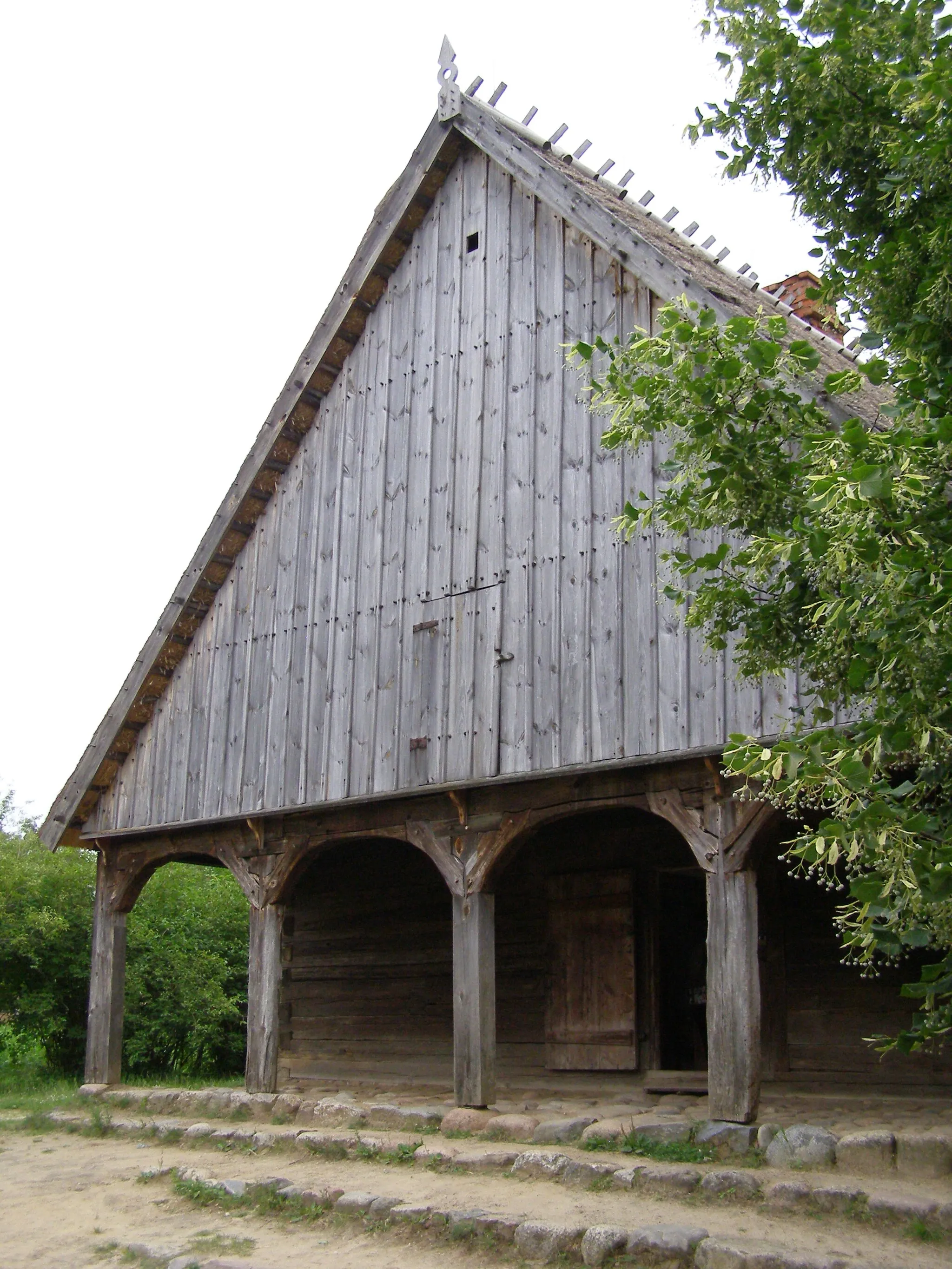 Photo showing: Wdzydze Kiszewskie - Kashubian Ethnographic Park - a mennonite house from 1787 originally located in Lipuska Huta