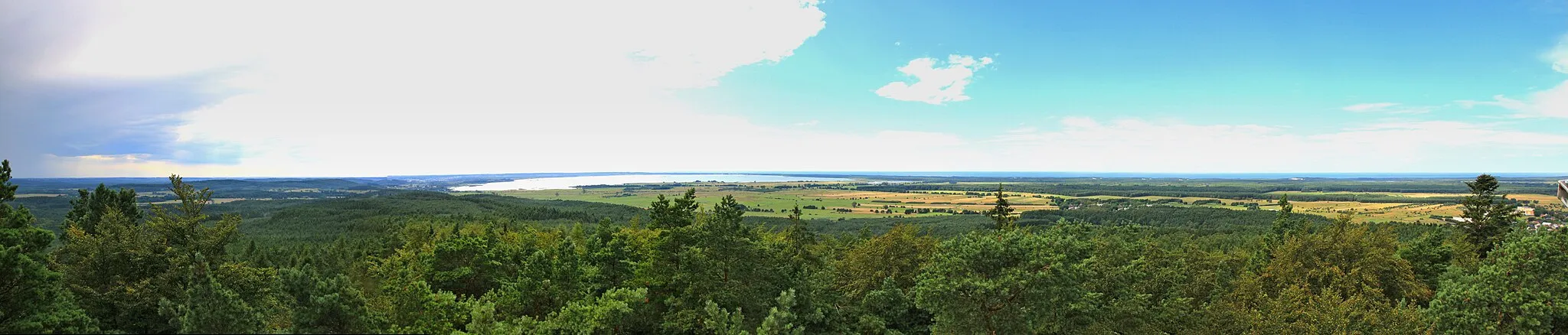 Photo showing: Rowokół i jez. Gardno