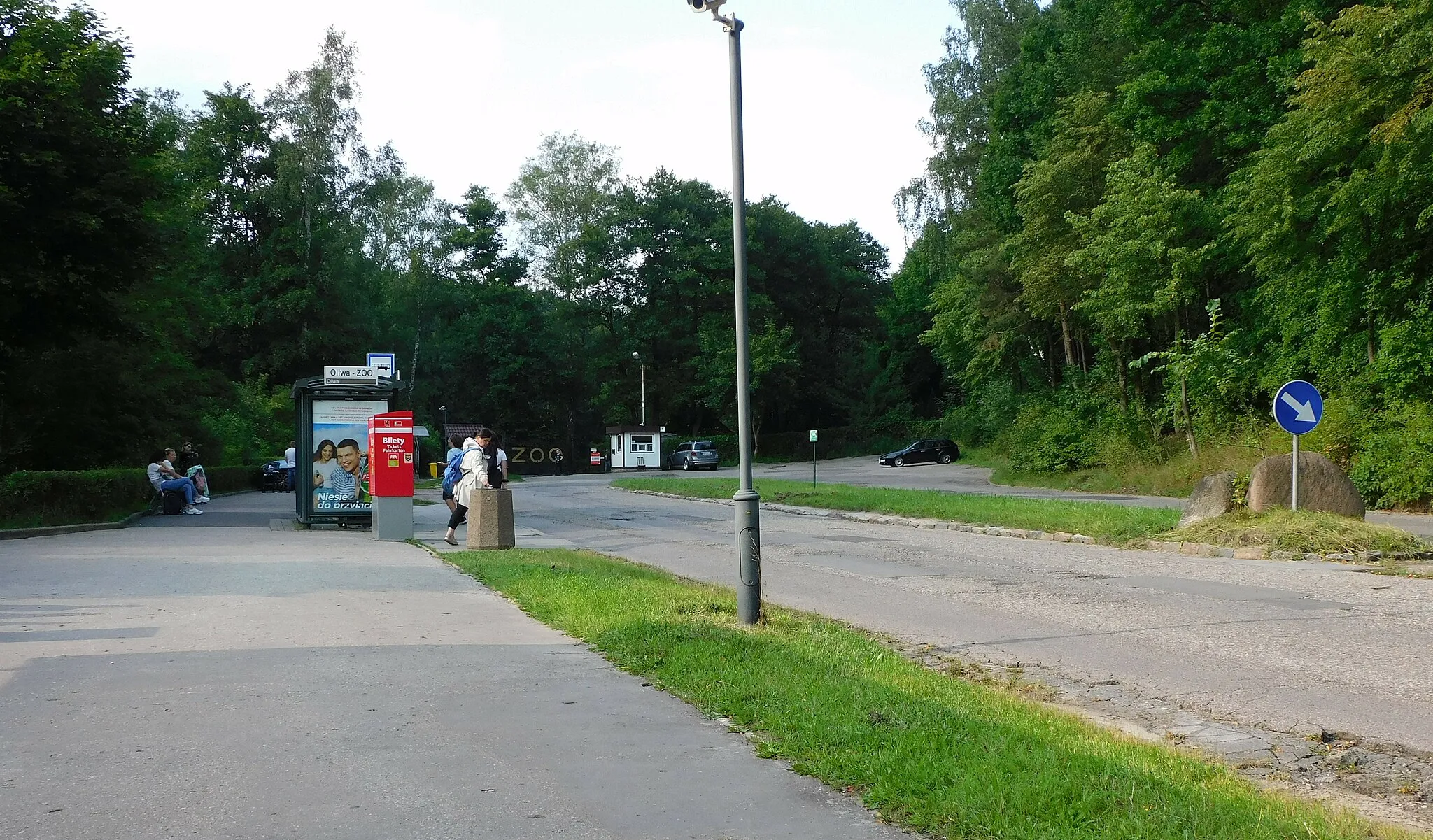 Photo showing: Pętla autobusowa Oliwa - ZOO w Gdańsku