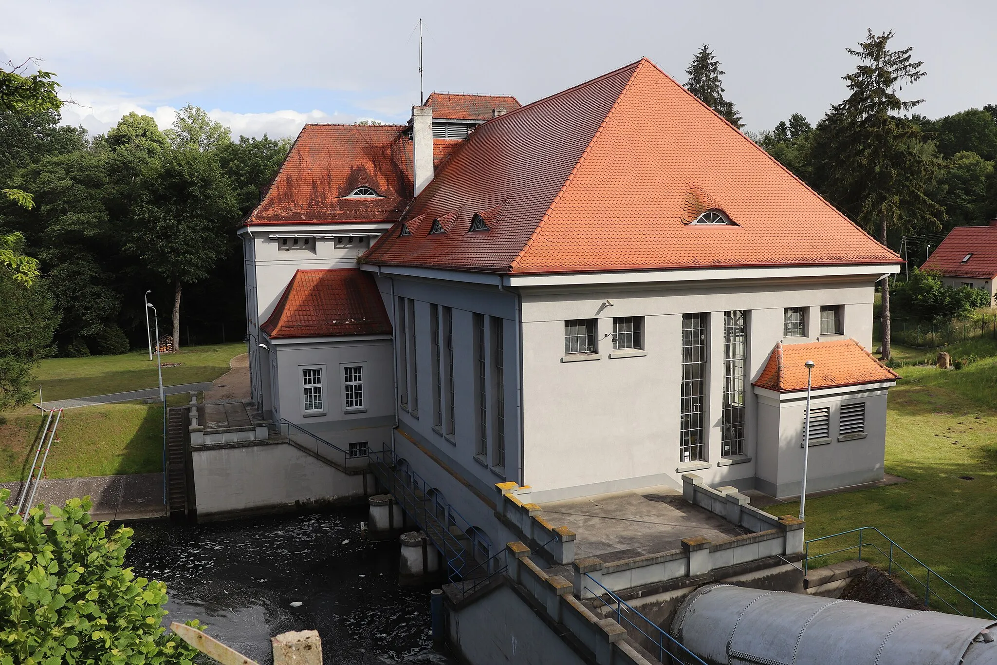 Photo showing: Bielkowo - hydroelectric power plant