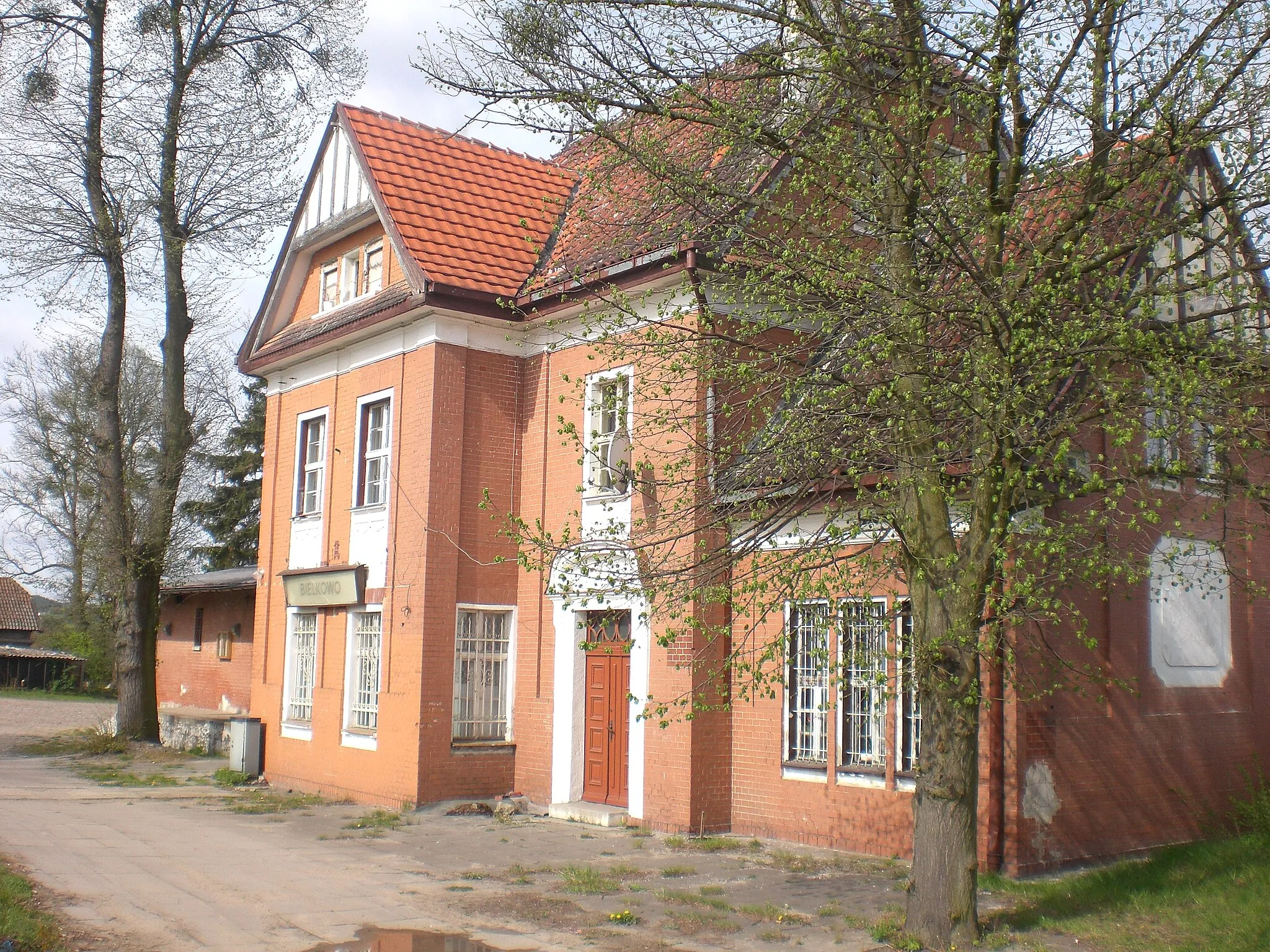 Photo showing: Former train station "Bielkowo" in Bielkówko