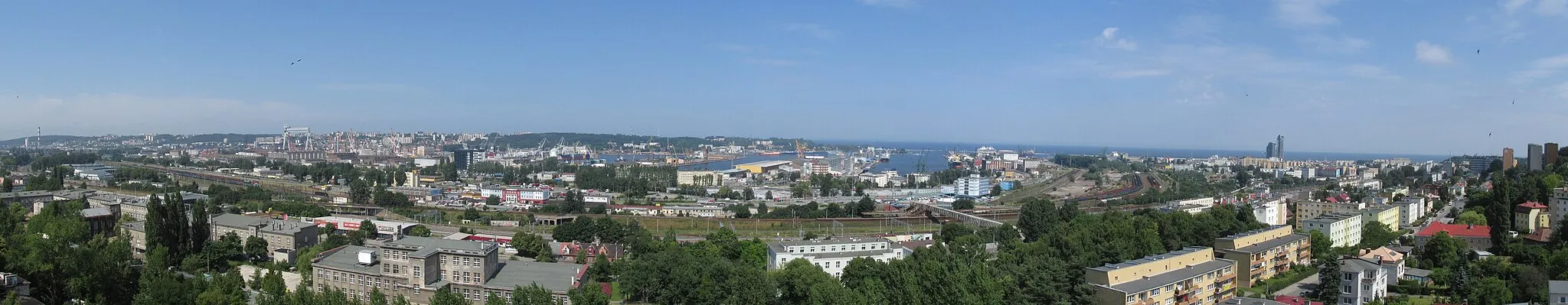 Photo showing: Panorama Gdyni widziana ze Studenckiego Domu Marynarza