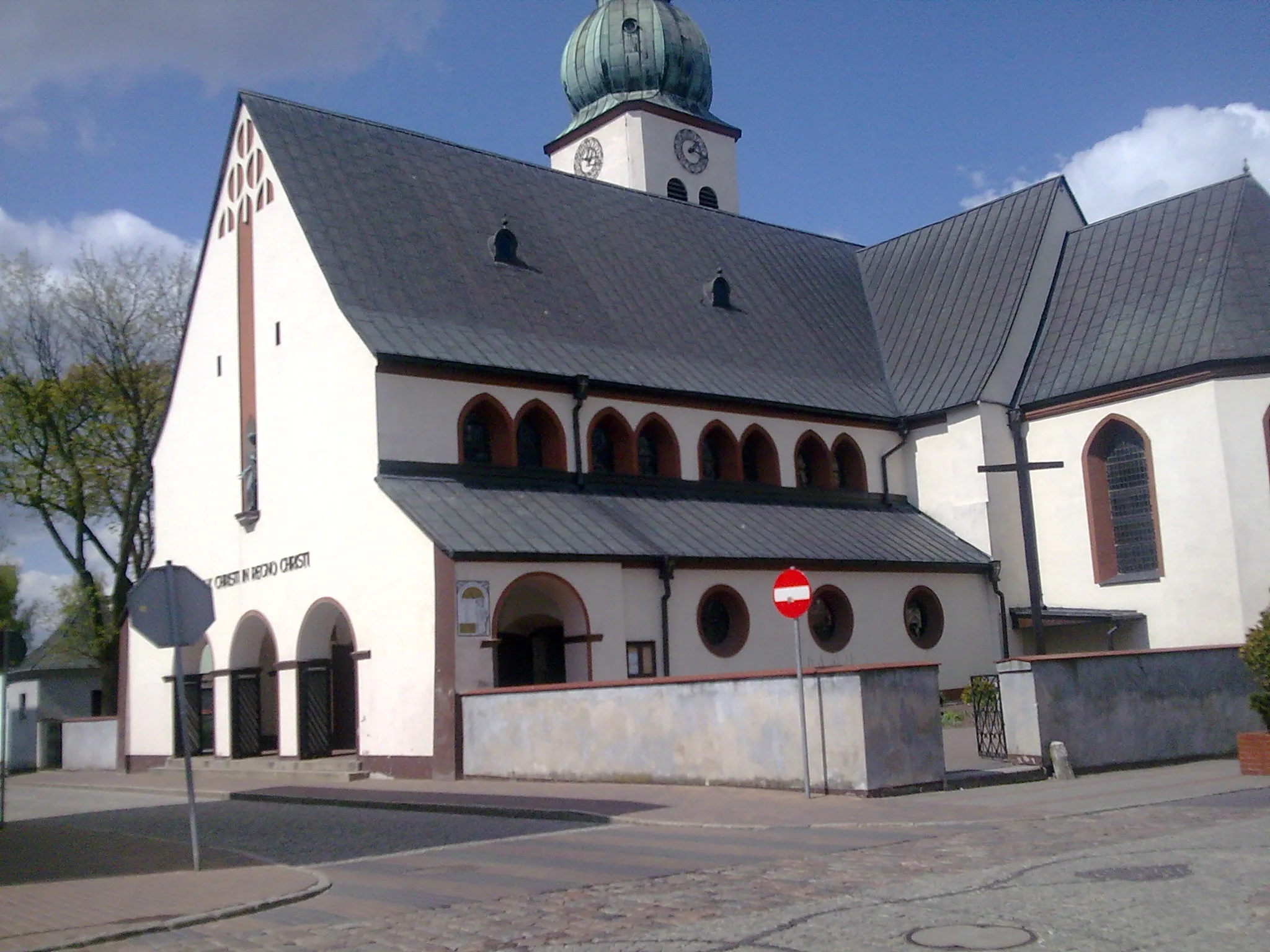 Photo showing: Kościół Św. Jakuba Starszego Apostoła w pobliżu człuchowskiego rynku