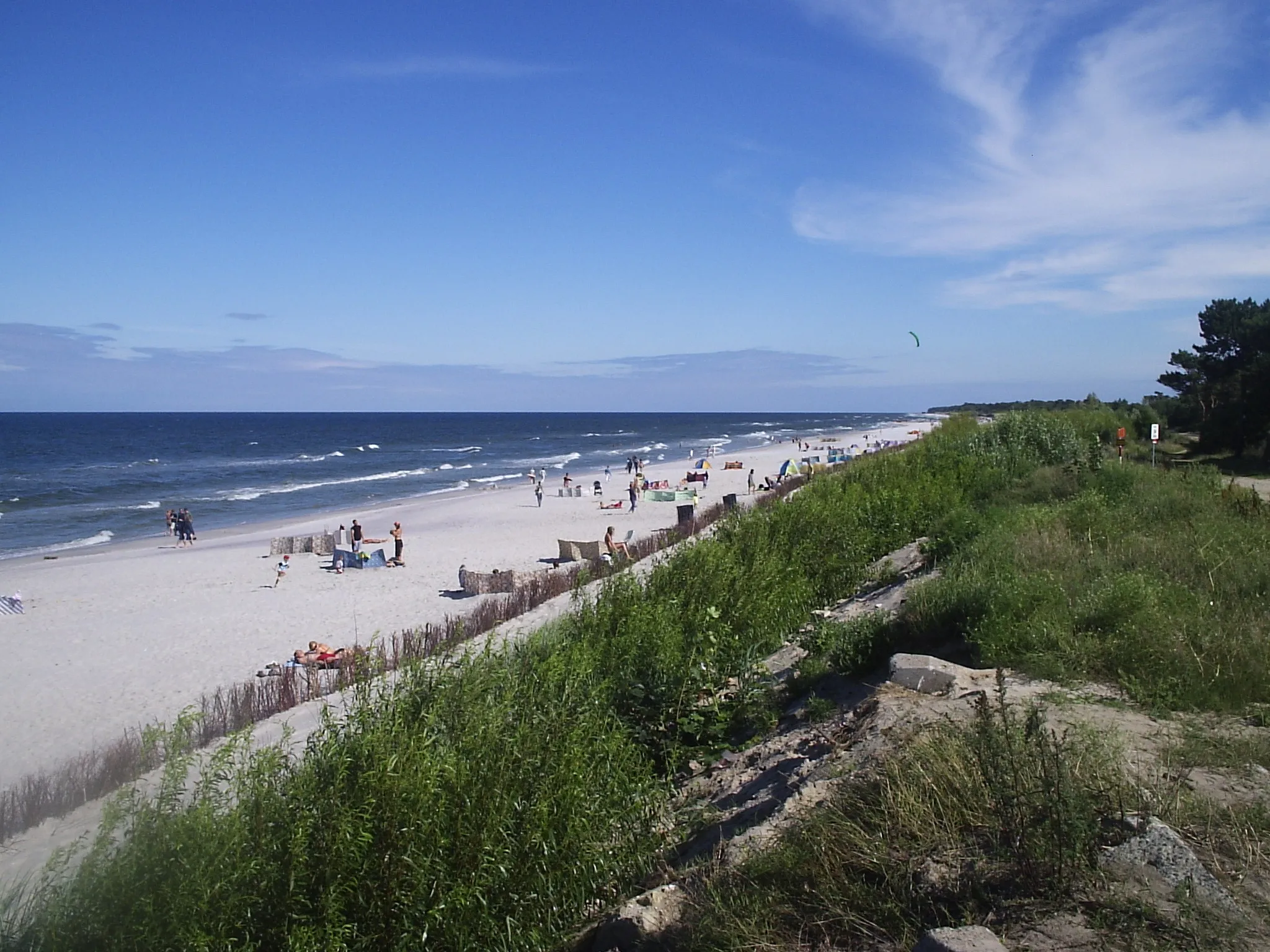 Photo showing: Beach in Kuźnica, Poland