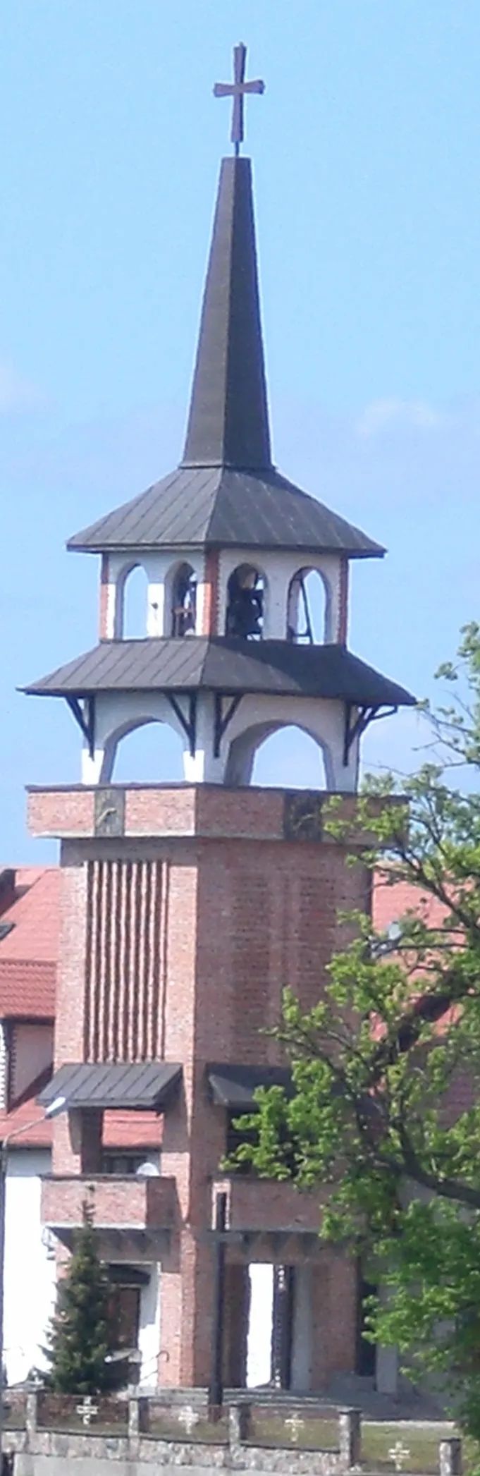 Photo showing: Wielki Klińcz - church tower