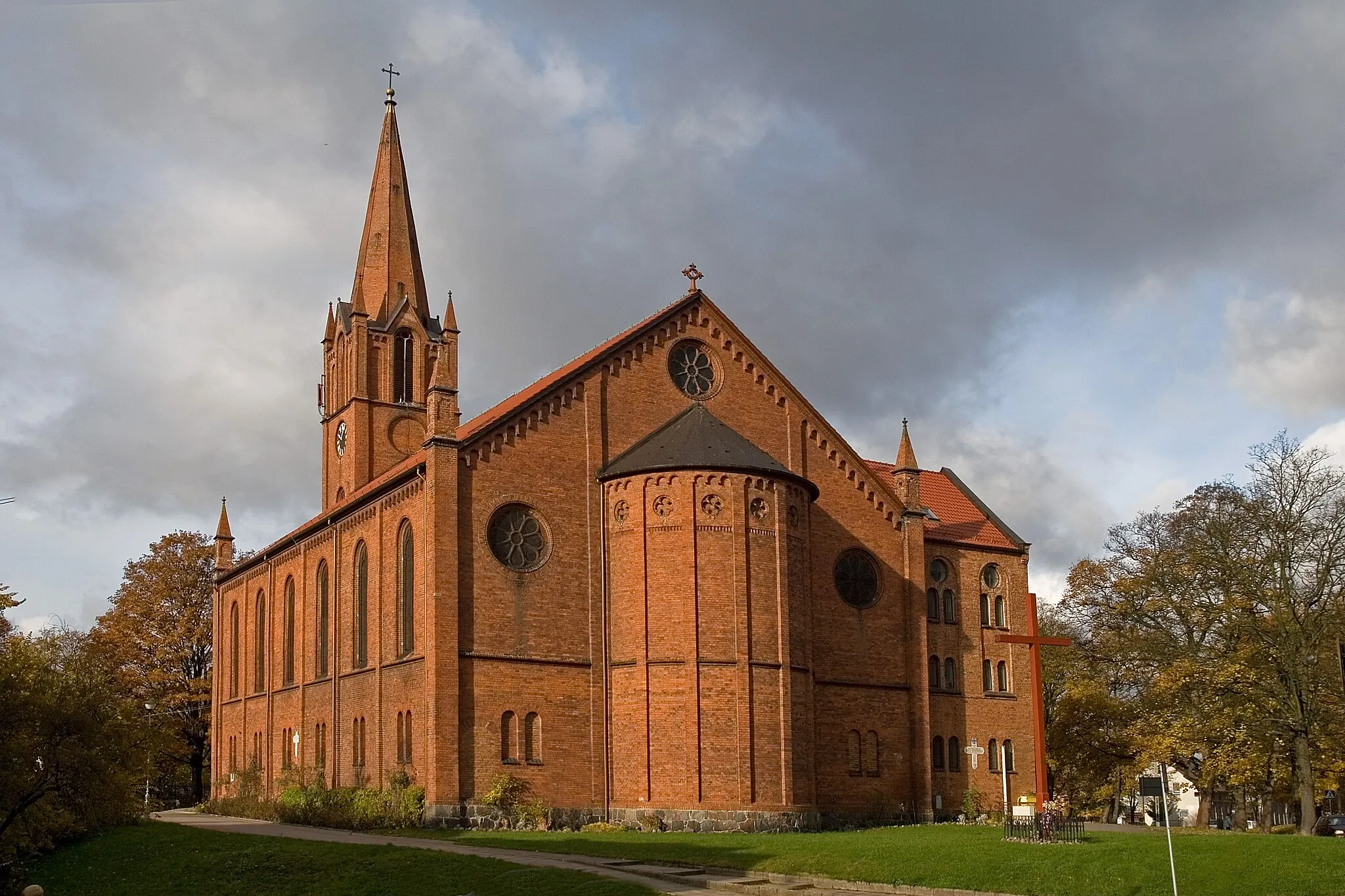 Photo showing: Church of the Sacred Heart of Jesus in Slupsk