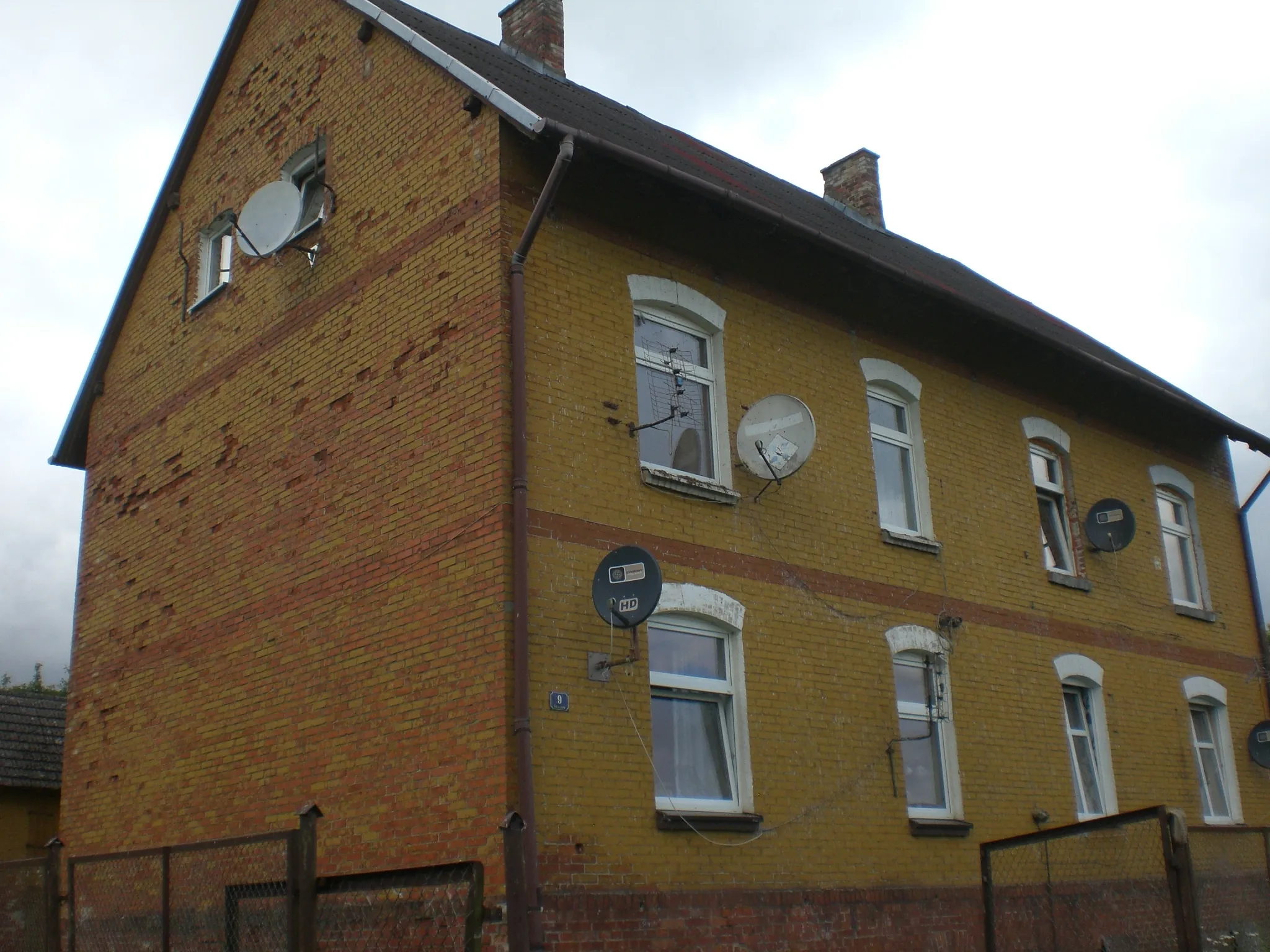 Photo showing: Reblino - dawny budynek stacyjny