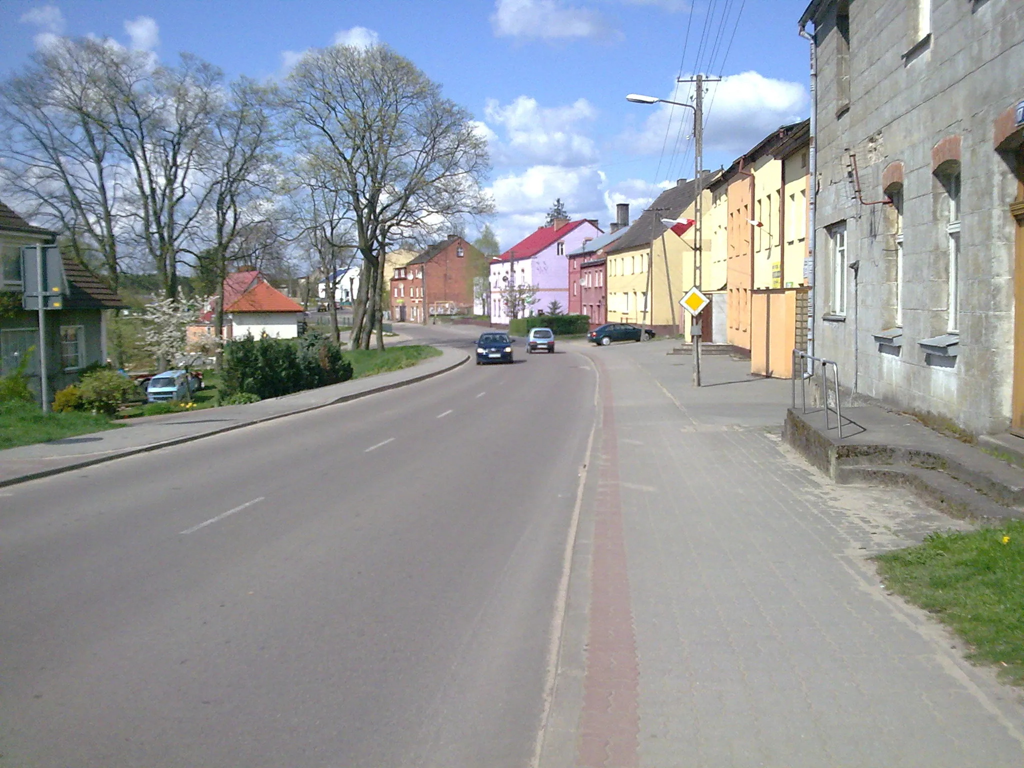 Photo showing: Ulica Człuchowska w miejscowości Koczała