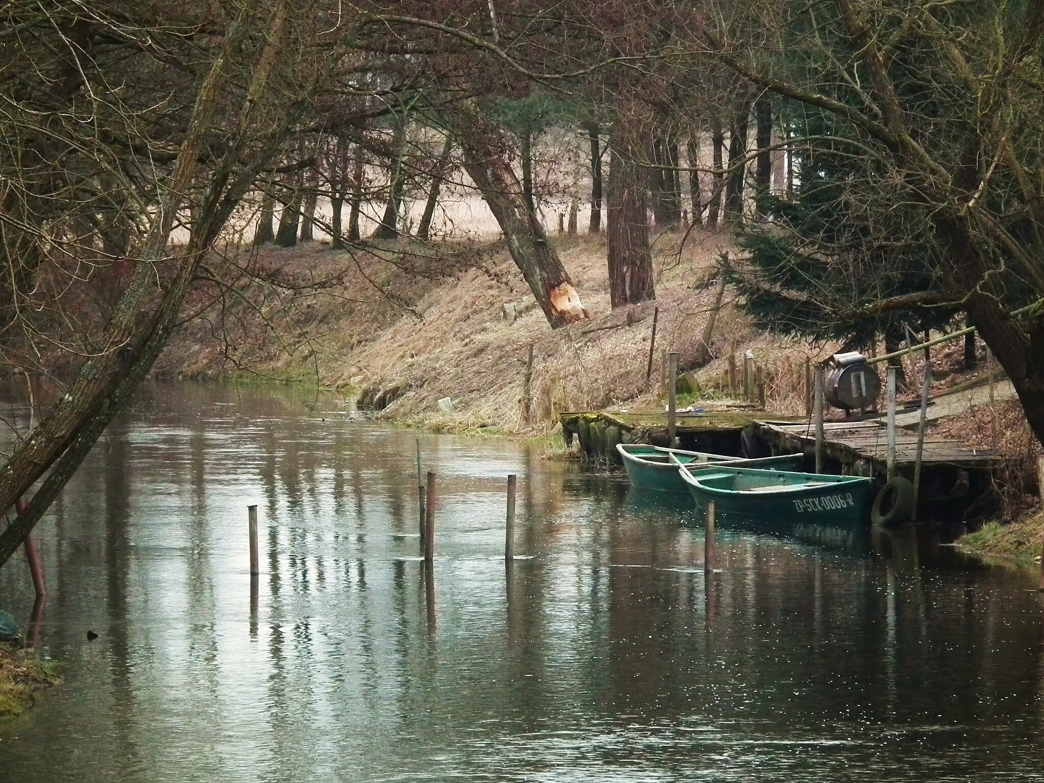 Photo showing: Rzeka Gwda w Gwdzie Mł.