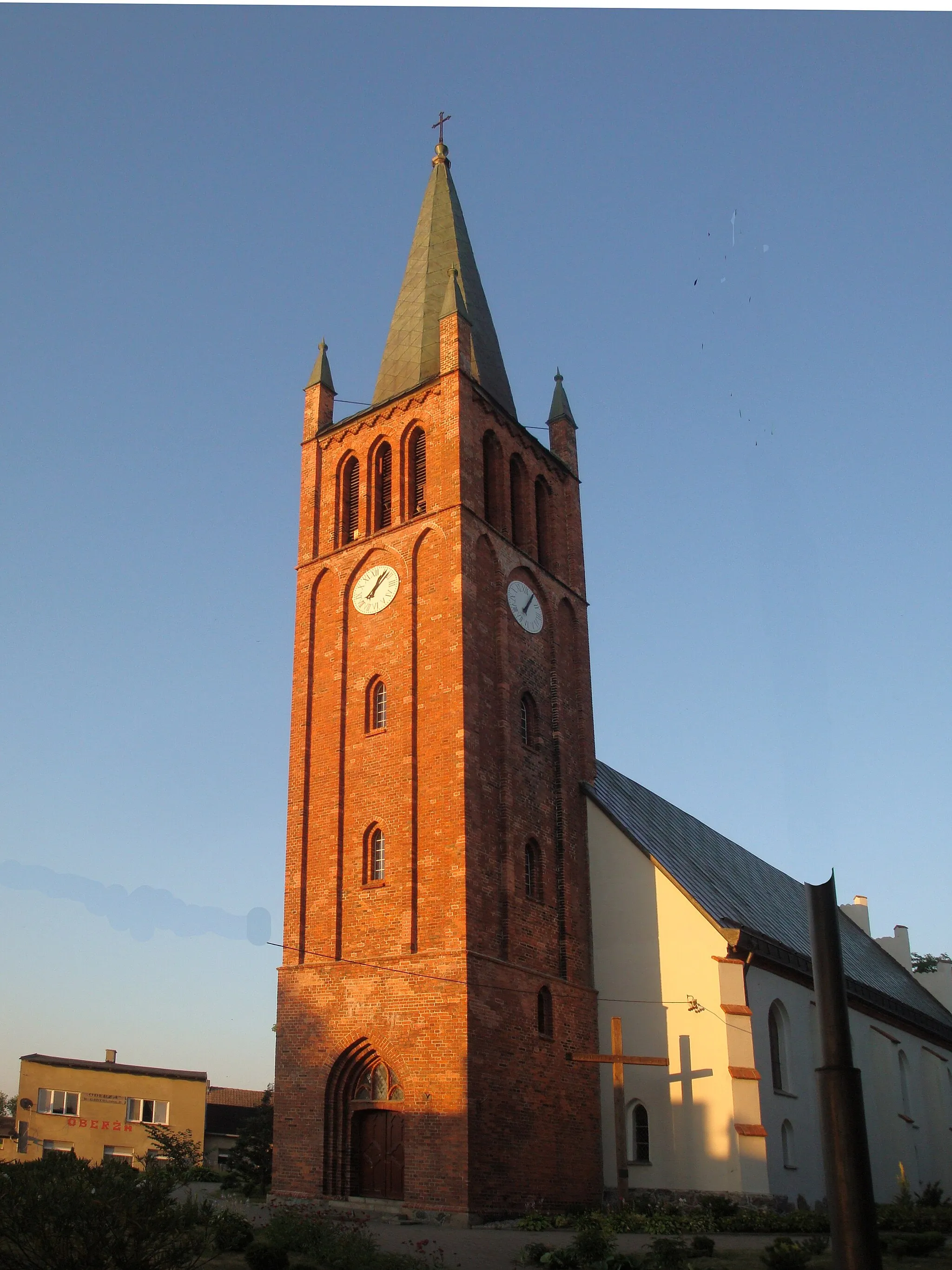 Photo showing: Gardna Wielka-village in Pomeranian Voivodeship, Poland. Church of Visitation BM