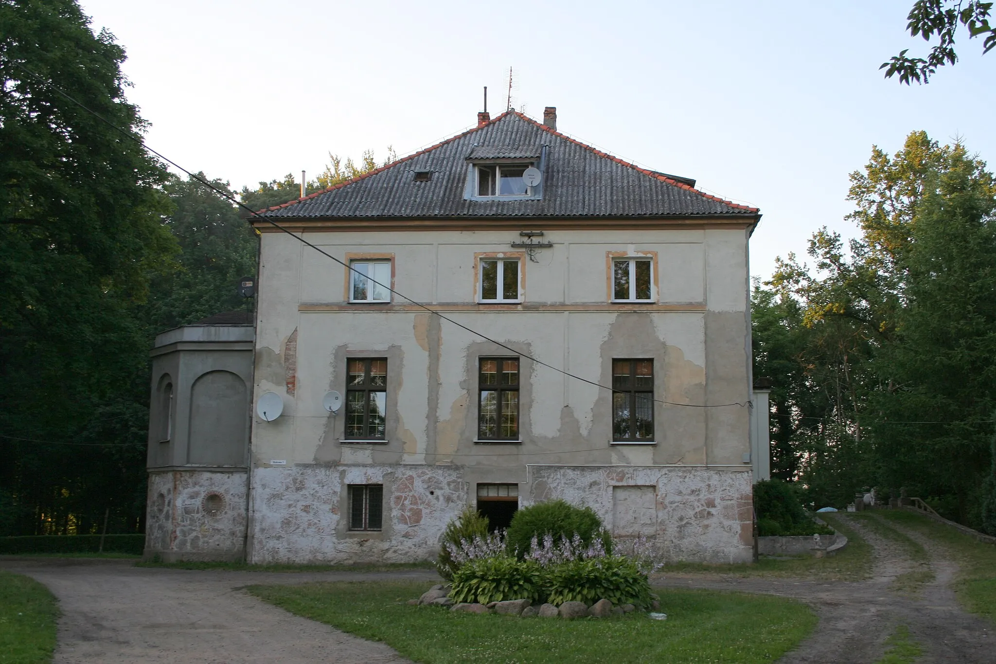 Photo showing: Palace in Gąbino.