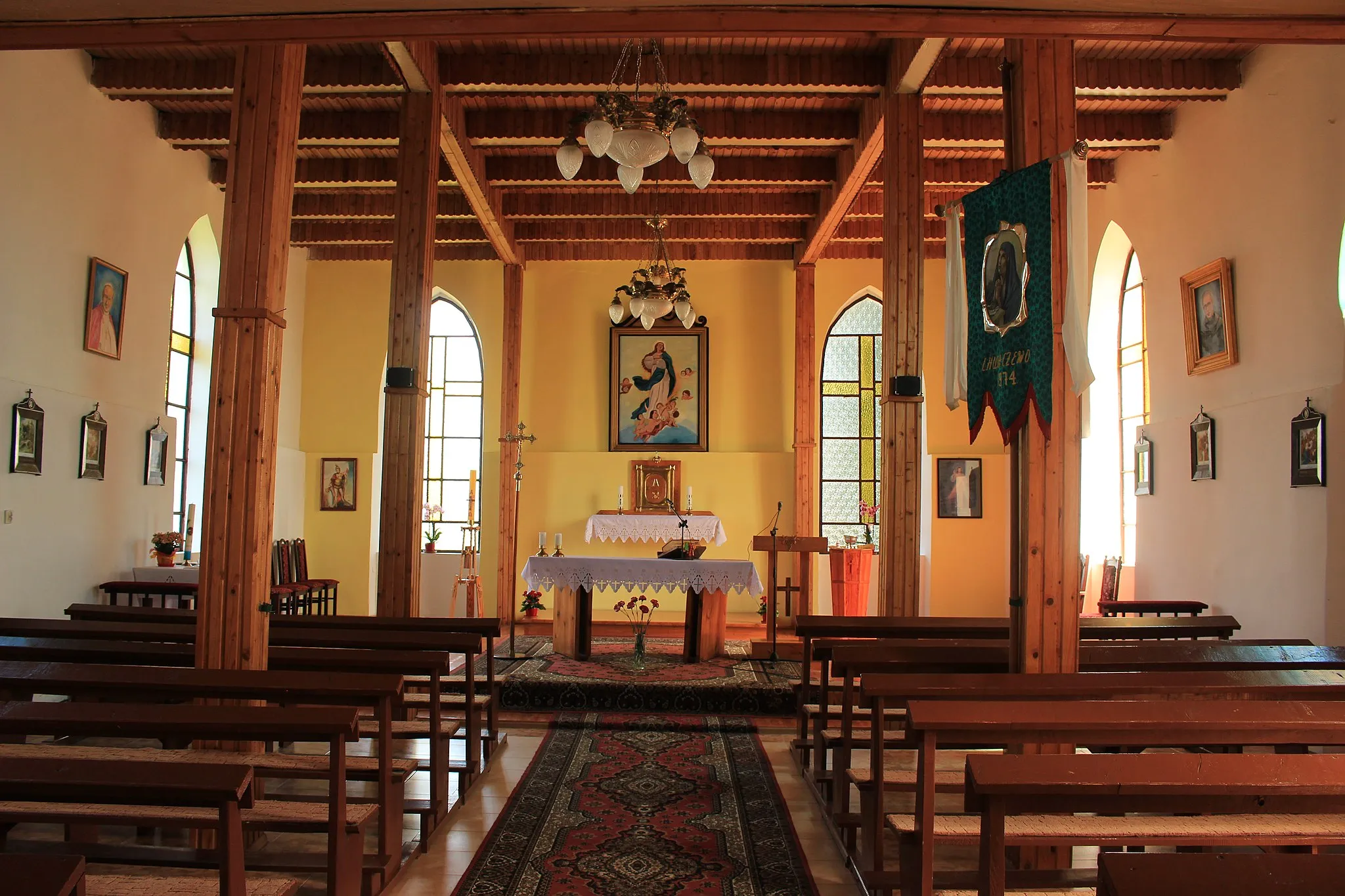 Photo showing: Chudaczewo - wnętrze kościoła