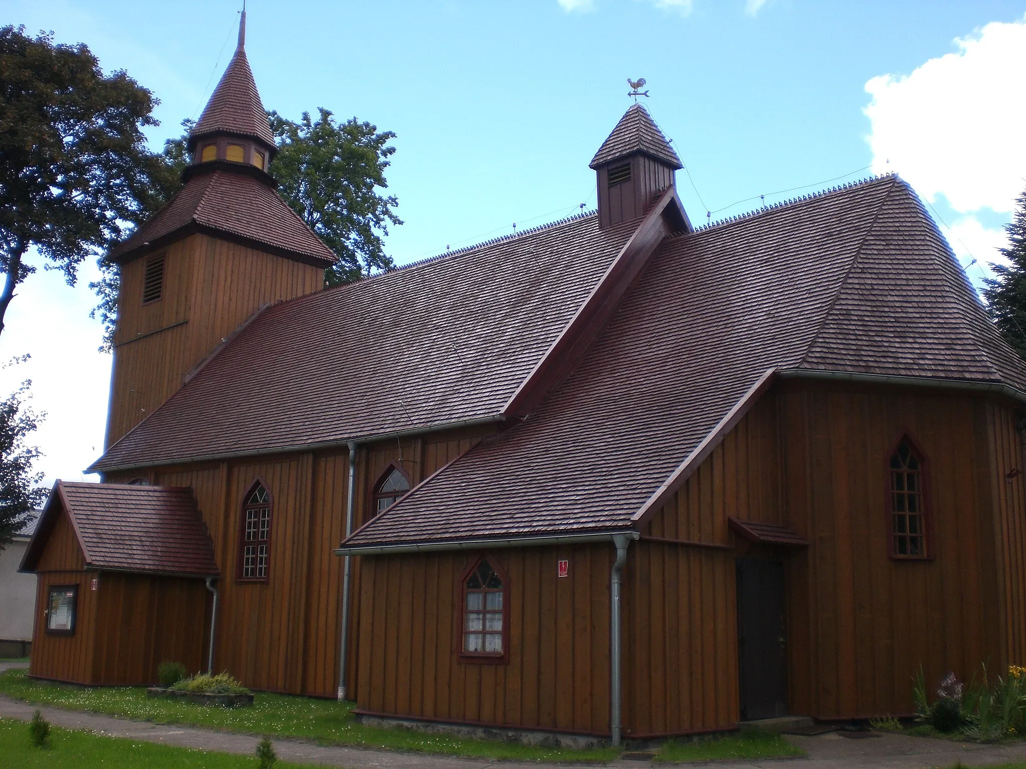 Photo showing: Brzeźno Szlacheckie - St. Catharines church from XVIII century