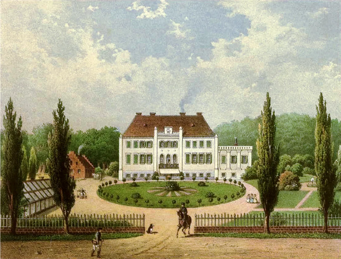 Photo showing: Schloss Besswitz, Kreis Schlawe, Provinz Pommern