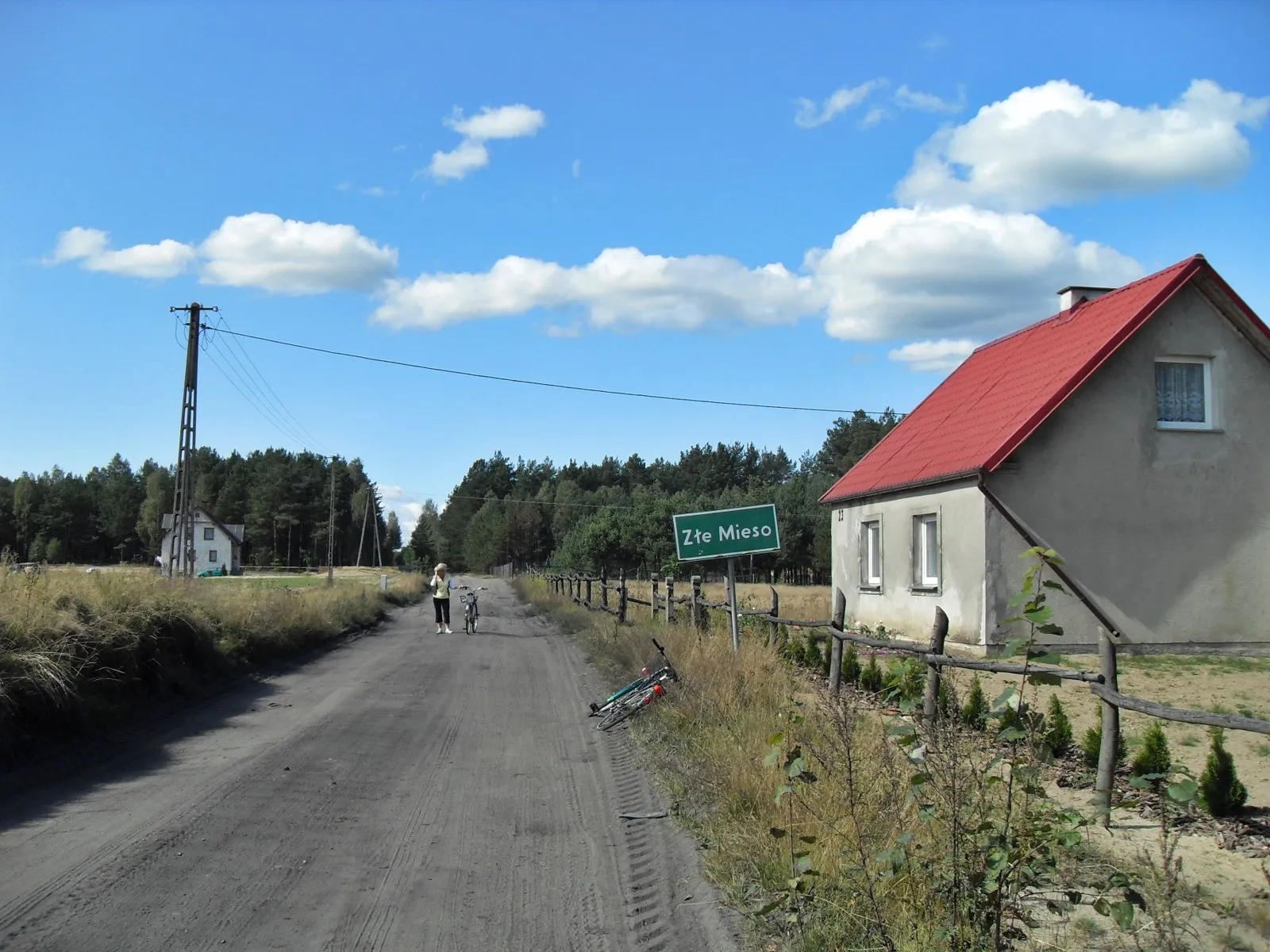 Photo showing: Nazwa miejscowości w gminie Czersk, powiat Chojnice, województwo pomorskie.